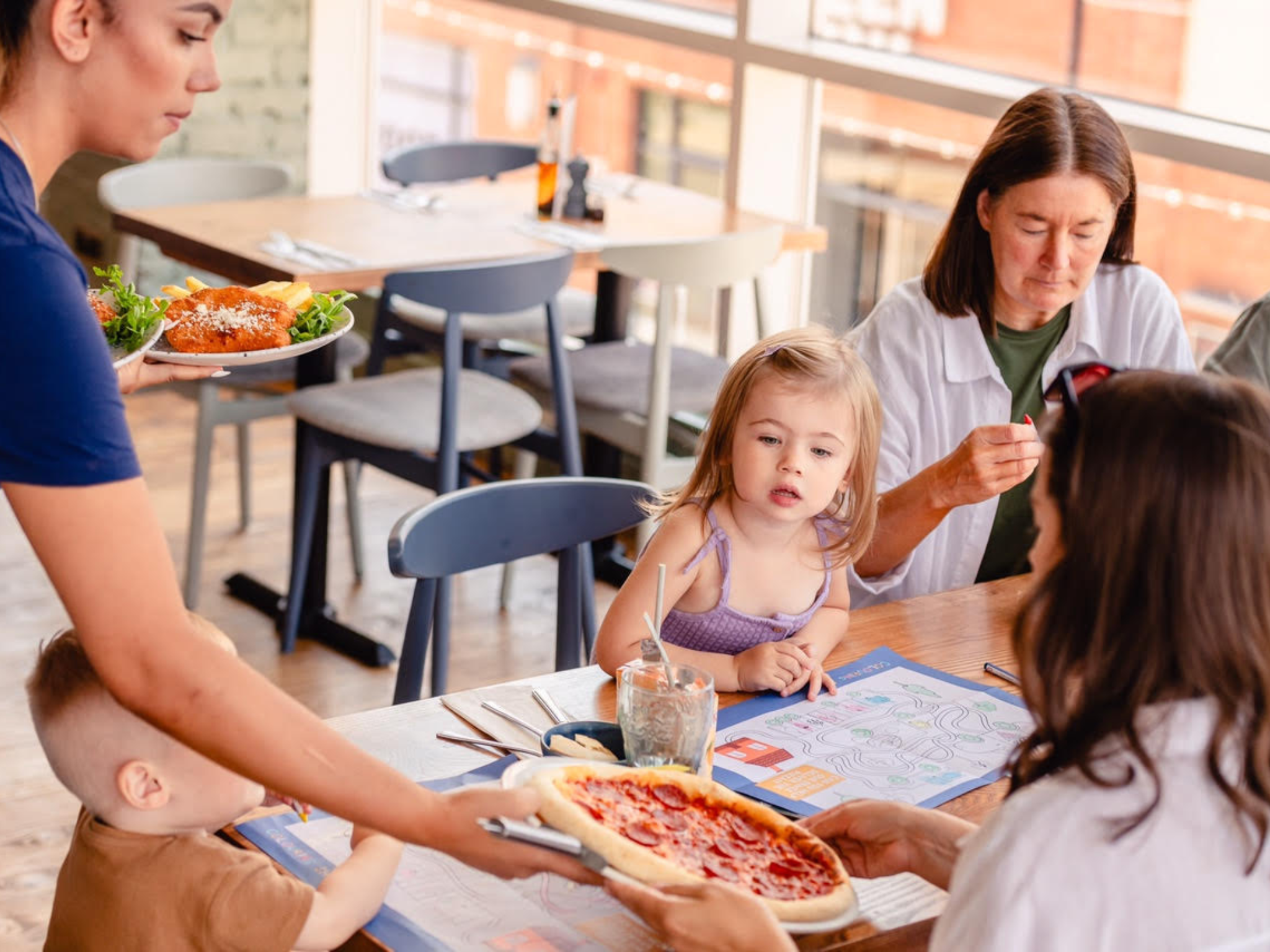 Adult mains from Bella Italia start from about £13.80