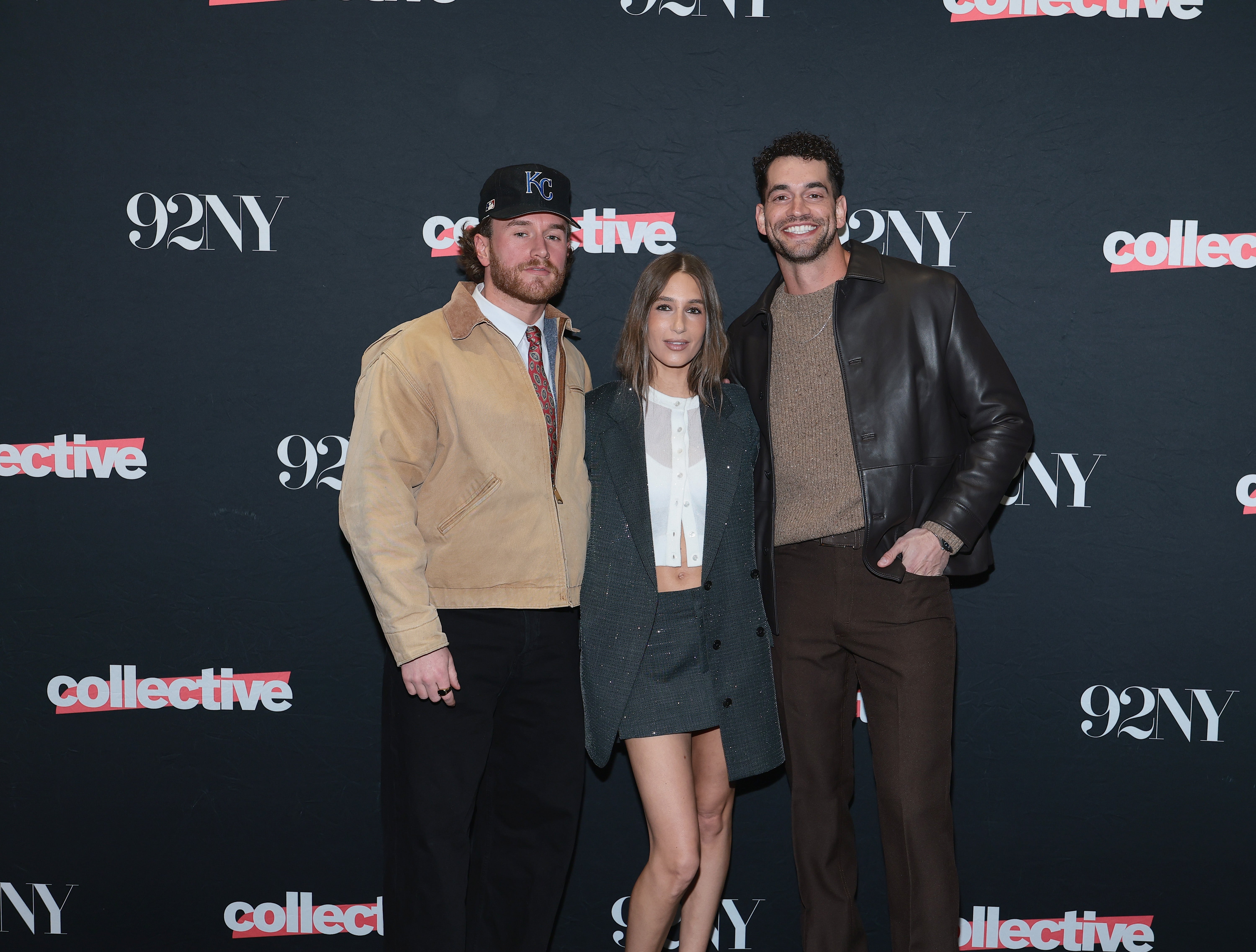 Wilson and Batula pictured with their co-star Jesse Solomon at a January event in New York