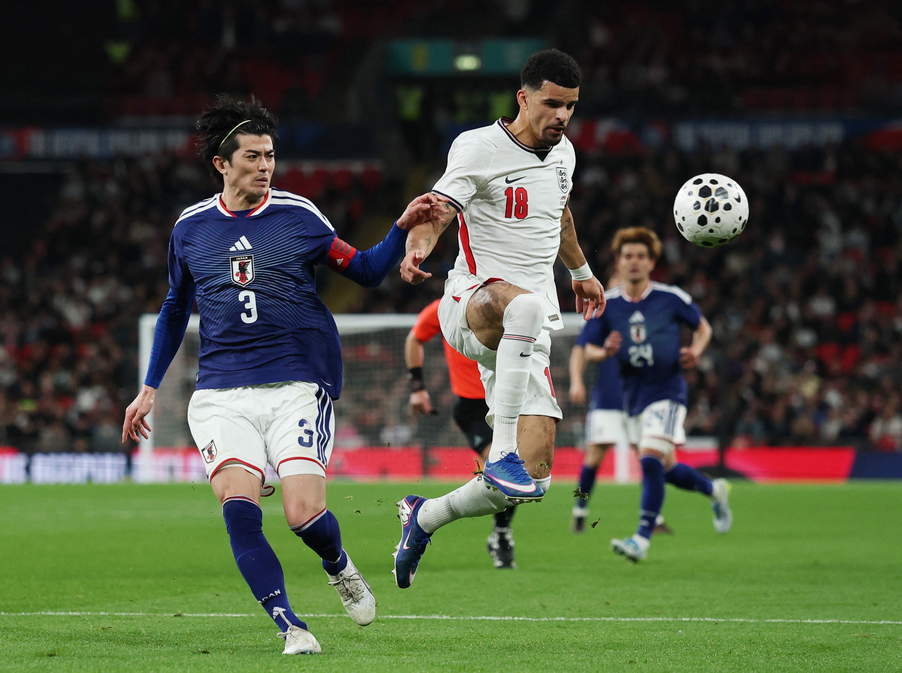 Dominic Solanke showed more promise during his cameo up top