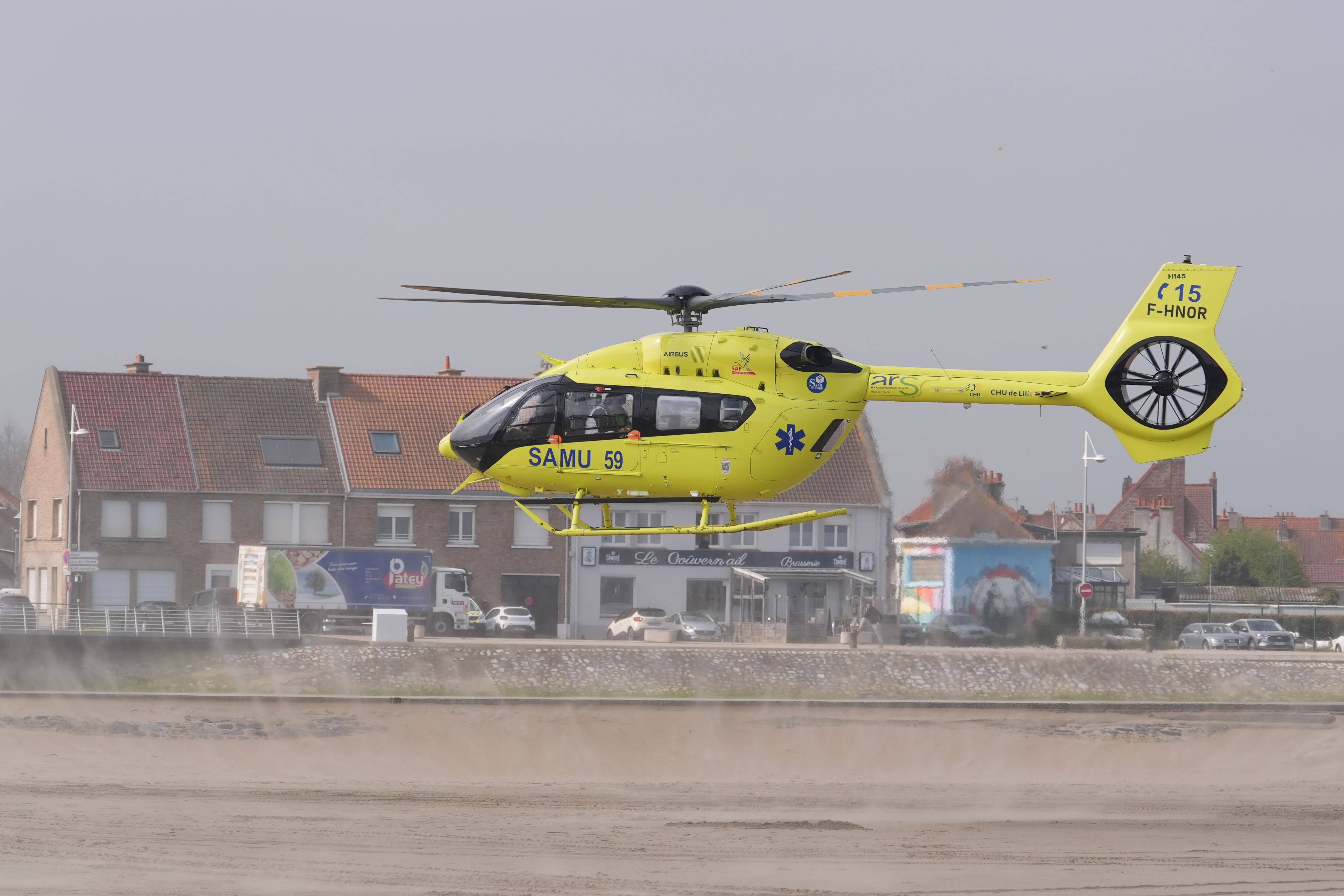 Migrants were pulled from the water by French authorities (Gareth Fuller/PA)