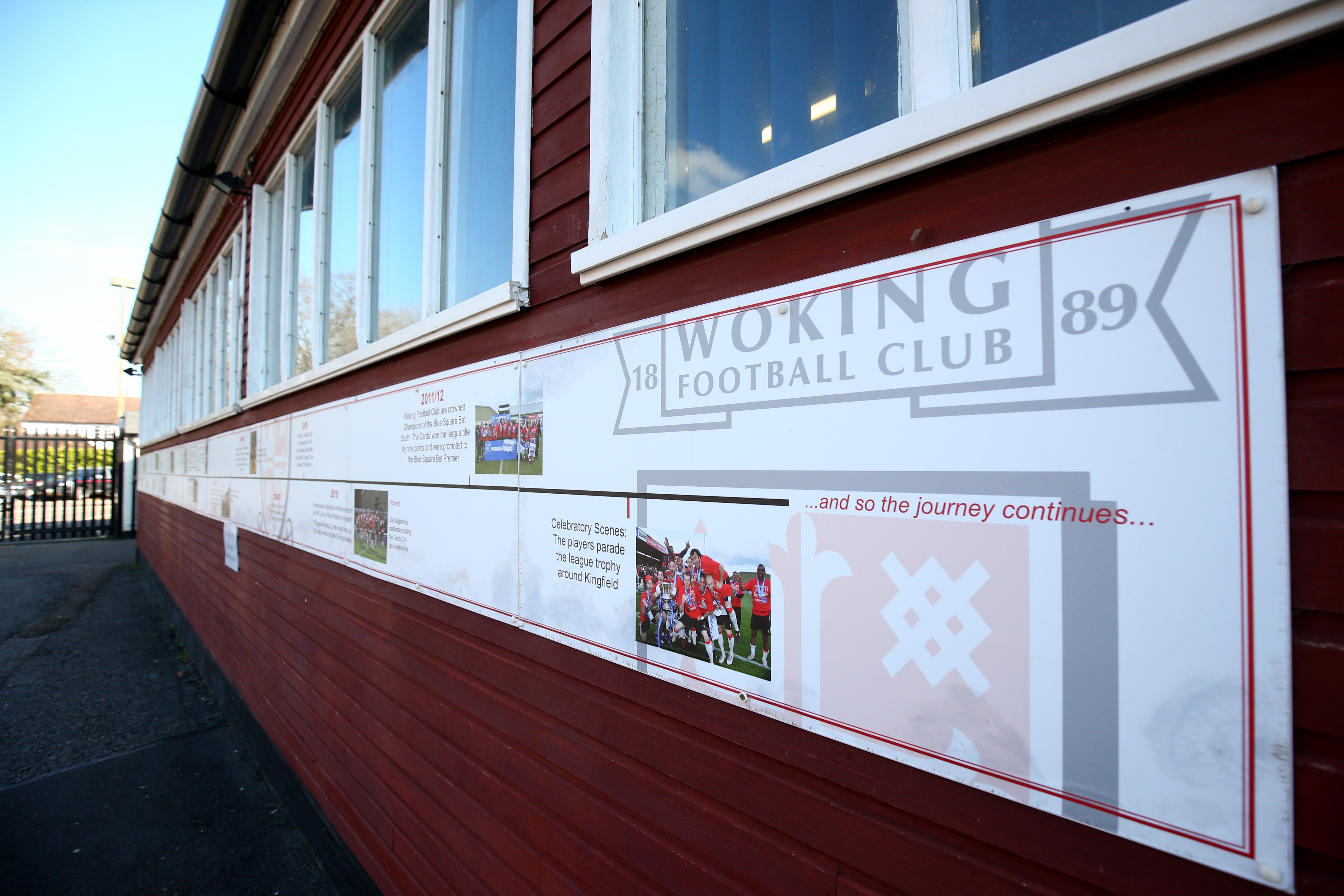 Woking get an average attendance of a little over 2,500
