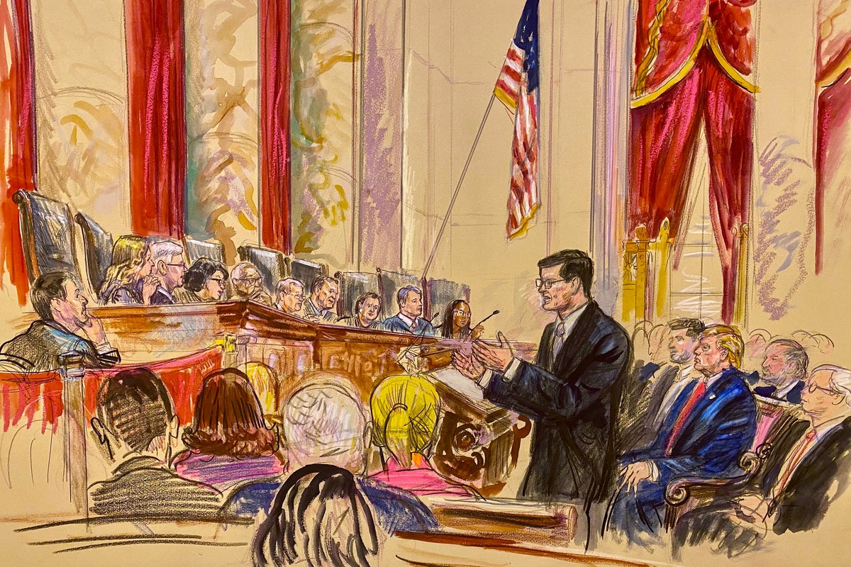 Trump, doğuştan gelen vatandaşlığa karşı mücadele etmeye hazır olarak Yüksek Mahkeme'ye çıktı. Varışta ölmüştü