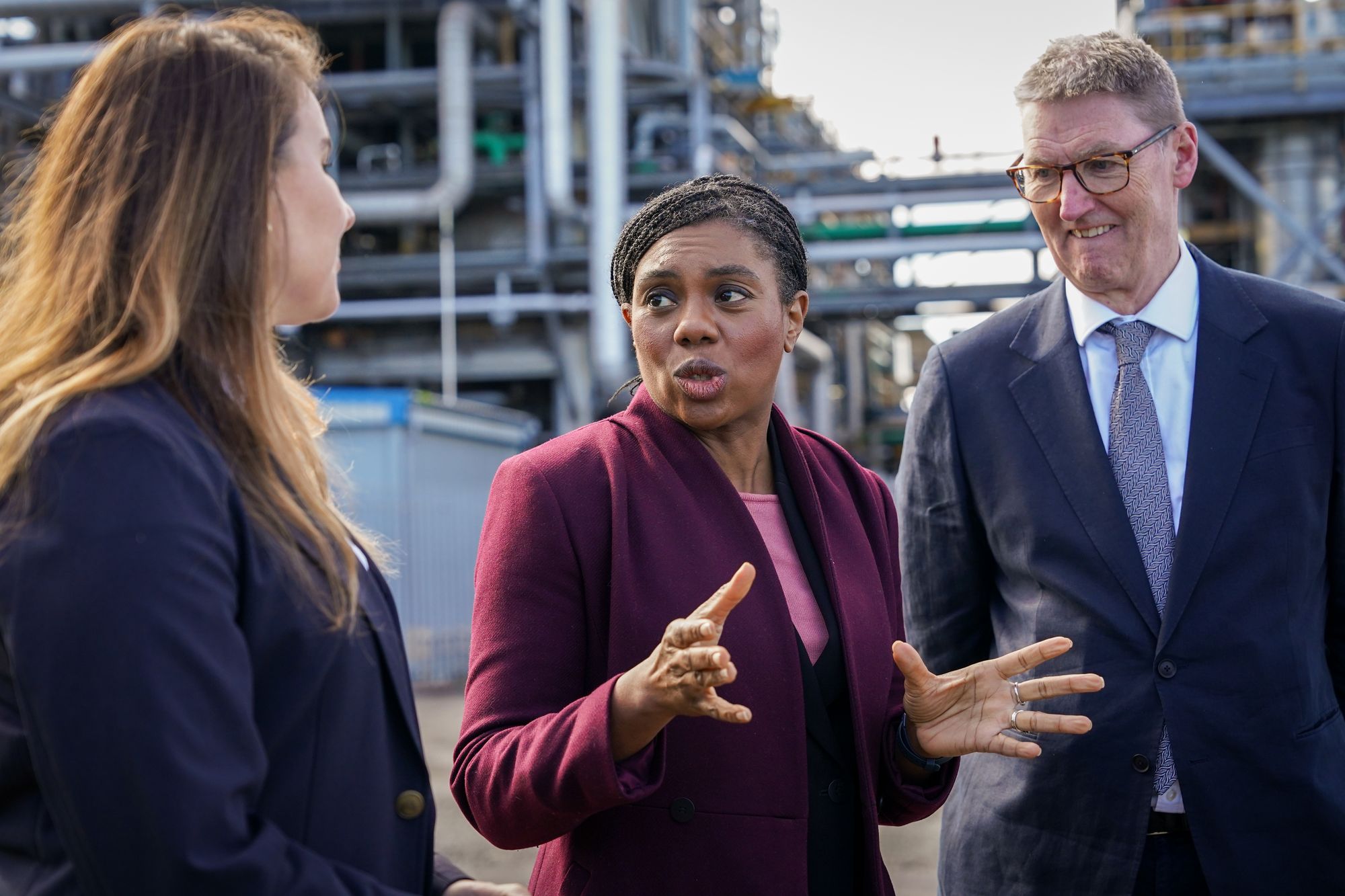 Mrs Badenoch has previously accused Sir Keir of being ‘too scared to make foreign interventions for fear of upsetting a tiny section of the electorate’