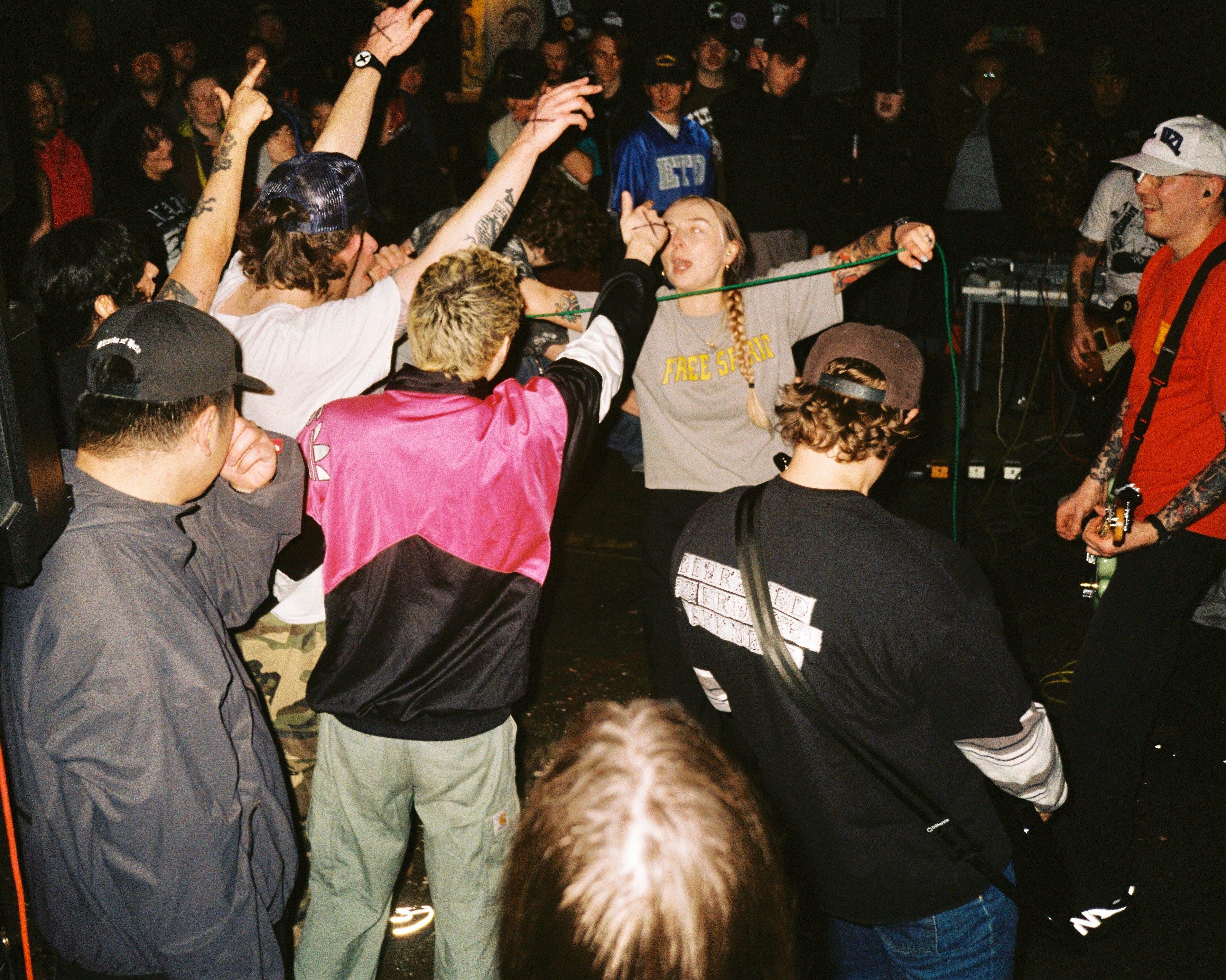 Hardcore band Cannonball during a performance at The Lughole earlier this year.