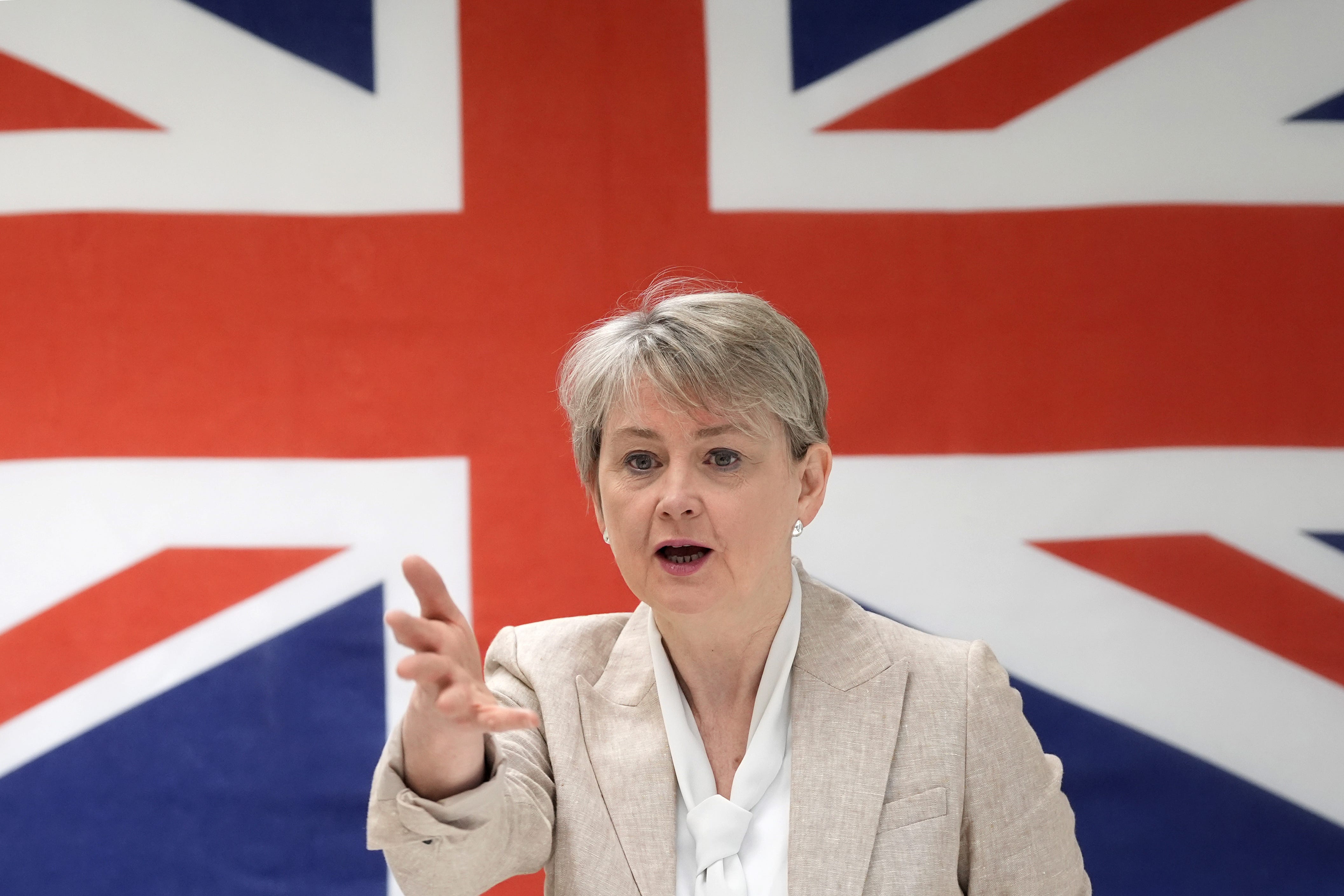 Foreign Minister Yvette Cooper