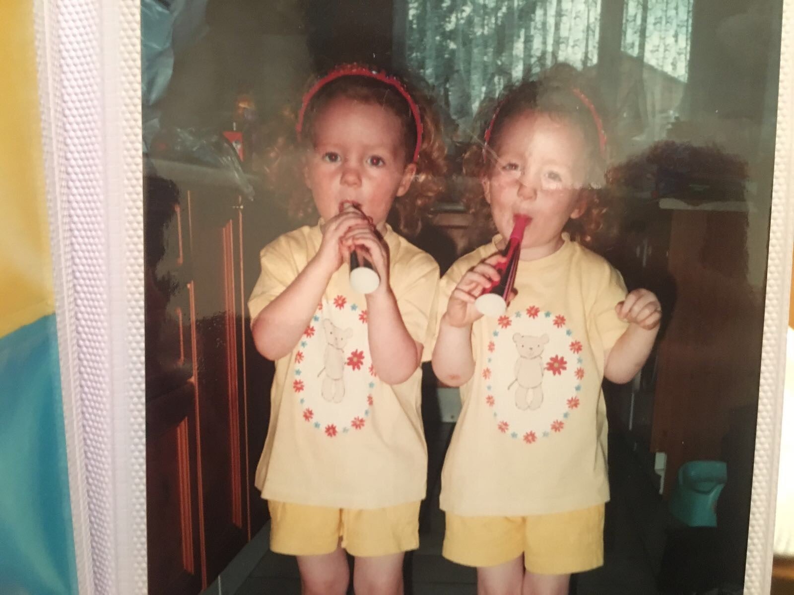 Siobhan, right, and her twin sister Laura