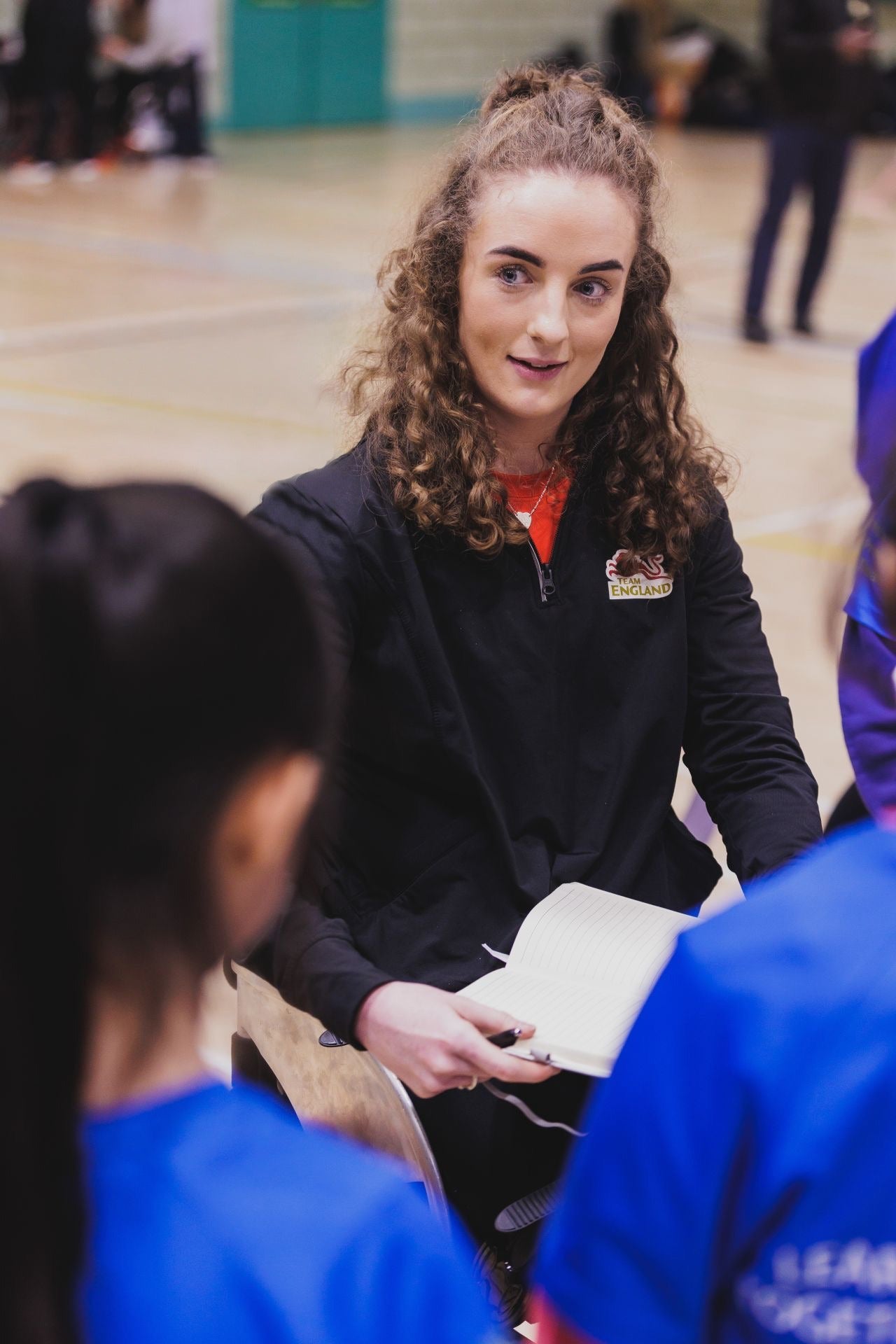 Siobhan at the Birmingham 2022 Commonwealth Games Ambassador event