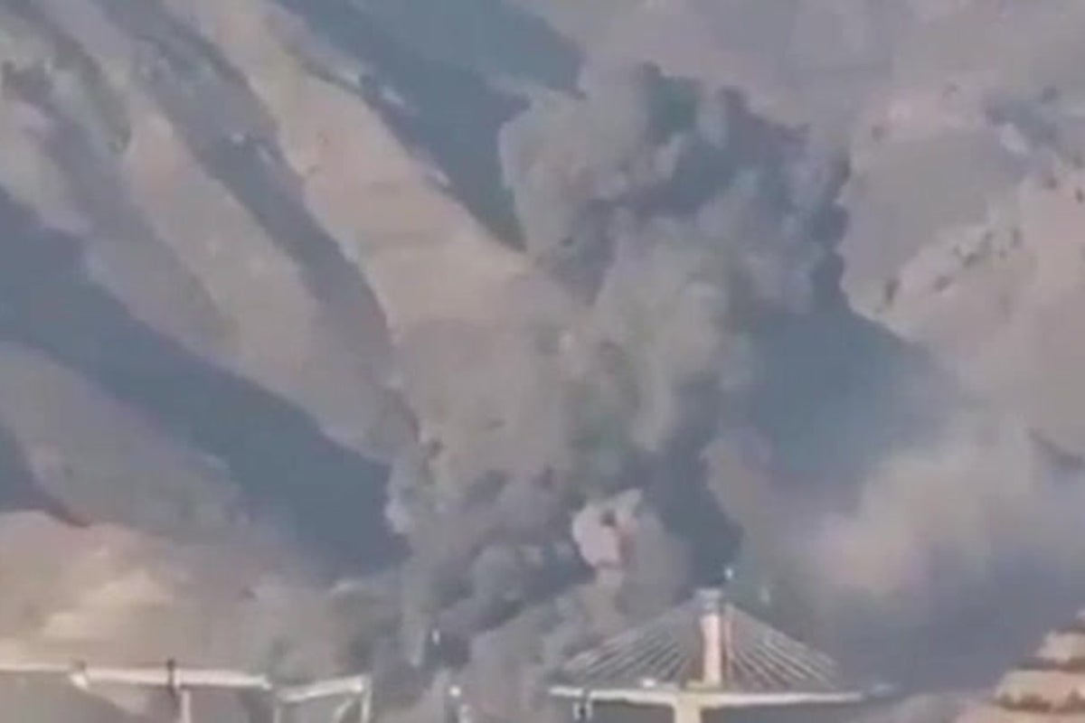 Trump celebrates as major bridge in Iran cut in half by strike