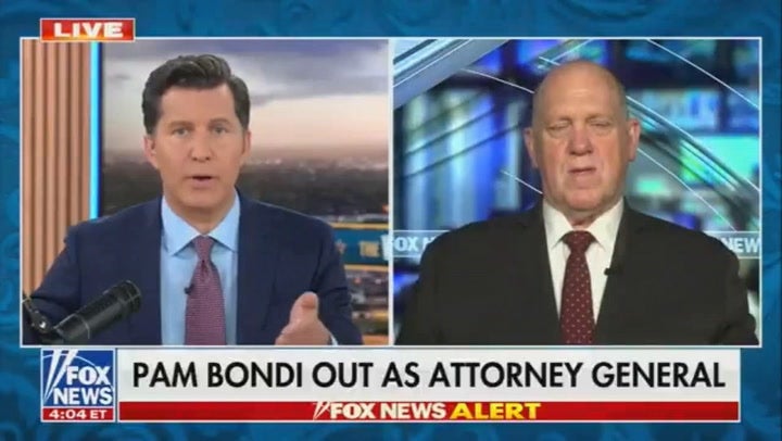 Tom Homan breaks silence as Pam Bondi fired by Donald Trump