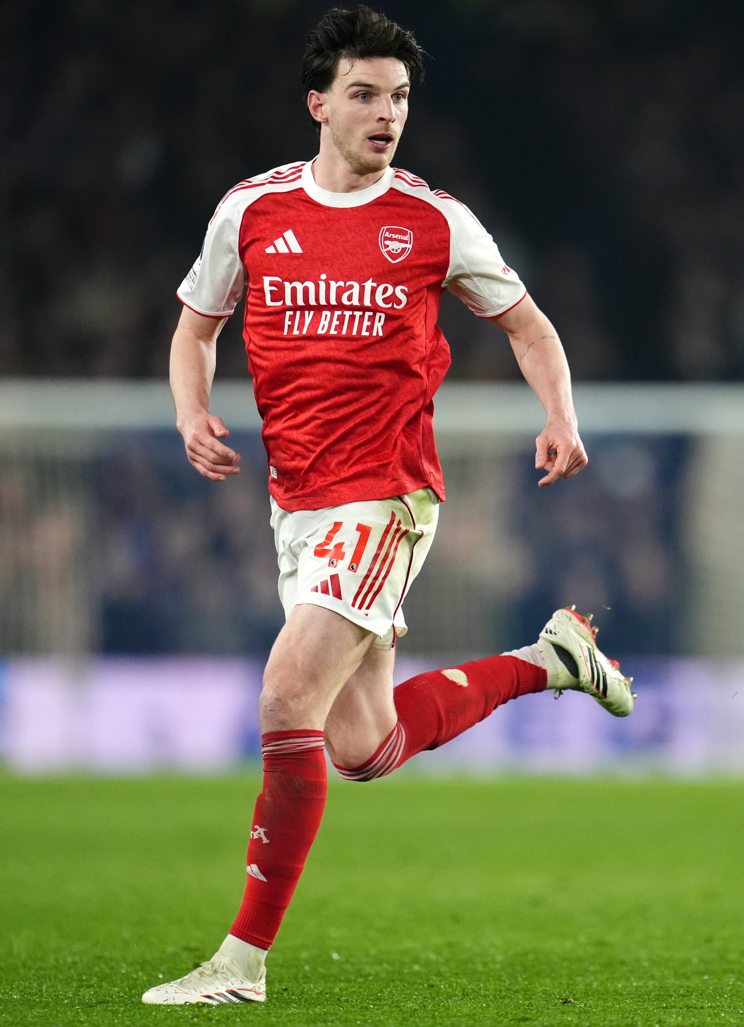 Declan Rice was one of a number of Arsenal players to withdraw from international duty (Adam Davy/PA).