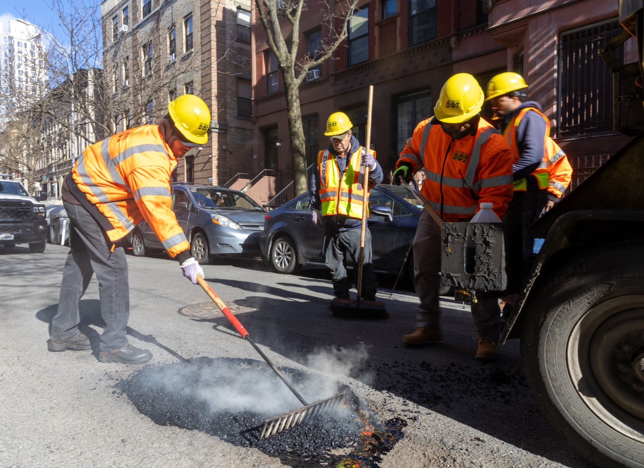 This spring, New York City saw a record spike in pothole complaints