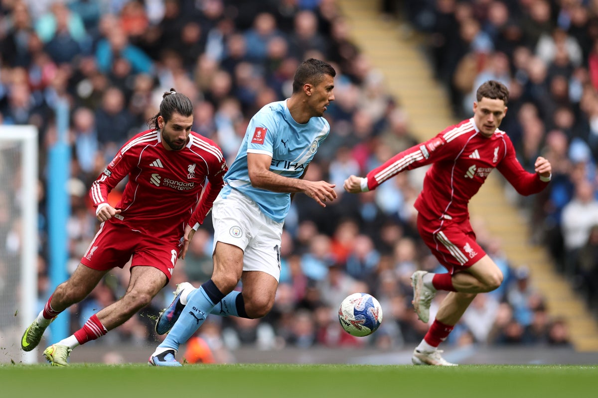 Man City vs Liverpool LIVE: Salah begins farewell tour in blockbuster FA Cup quarter-final