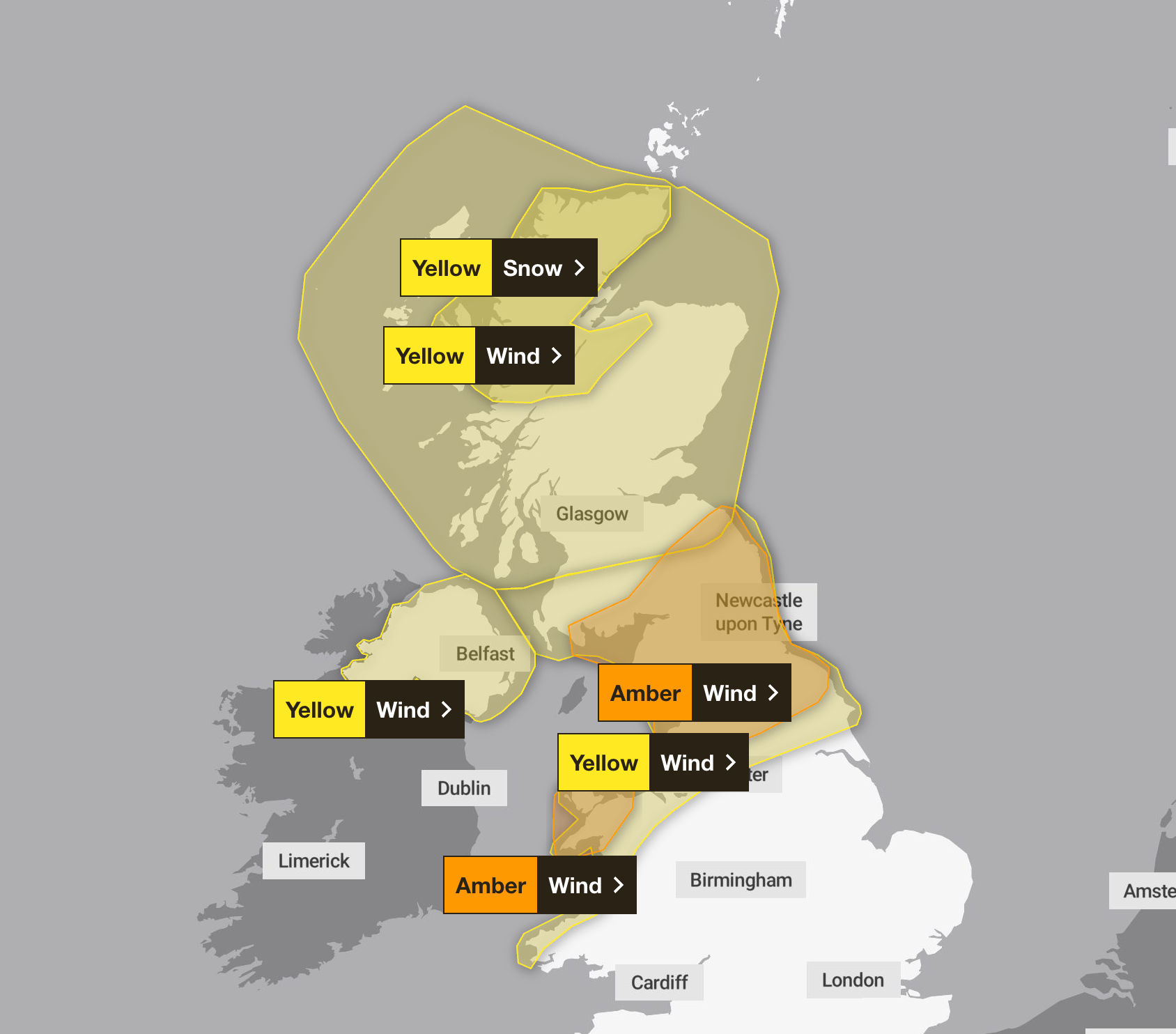 Storm Dave will ‘continue to deepen’ as it brings heavy snow and gale-force winds – UK Times