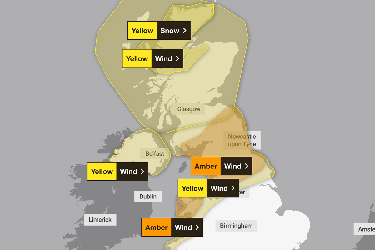 Storm Dave will ‘continue to deepen’ as it brings heavy snow and gale-force winds – UK Times Storm Dave will ‘continue to deepen’ as it brings heavy snow and gale-force winds – UK Times
