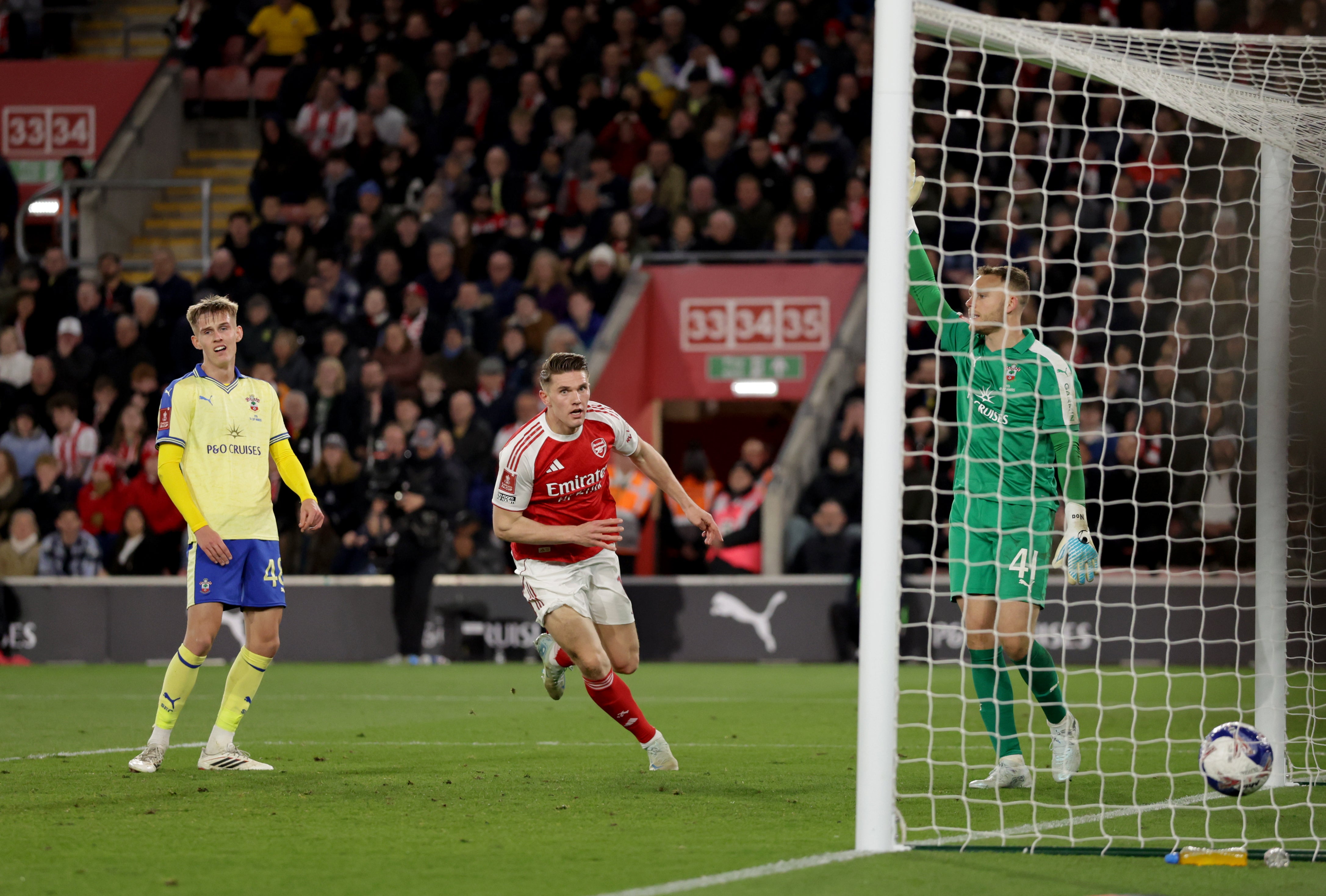 Viktor Gyokeres levelled for Arsenal having come off the bench