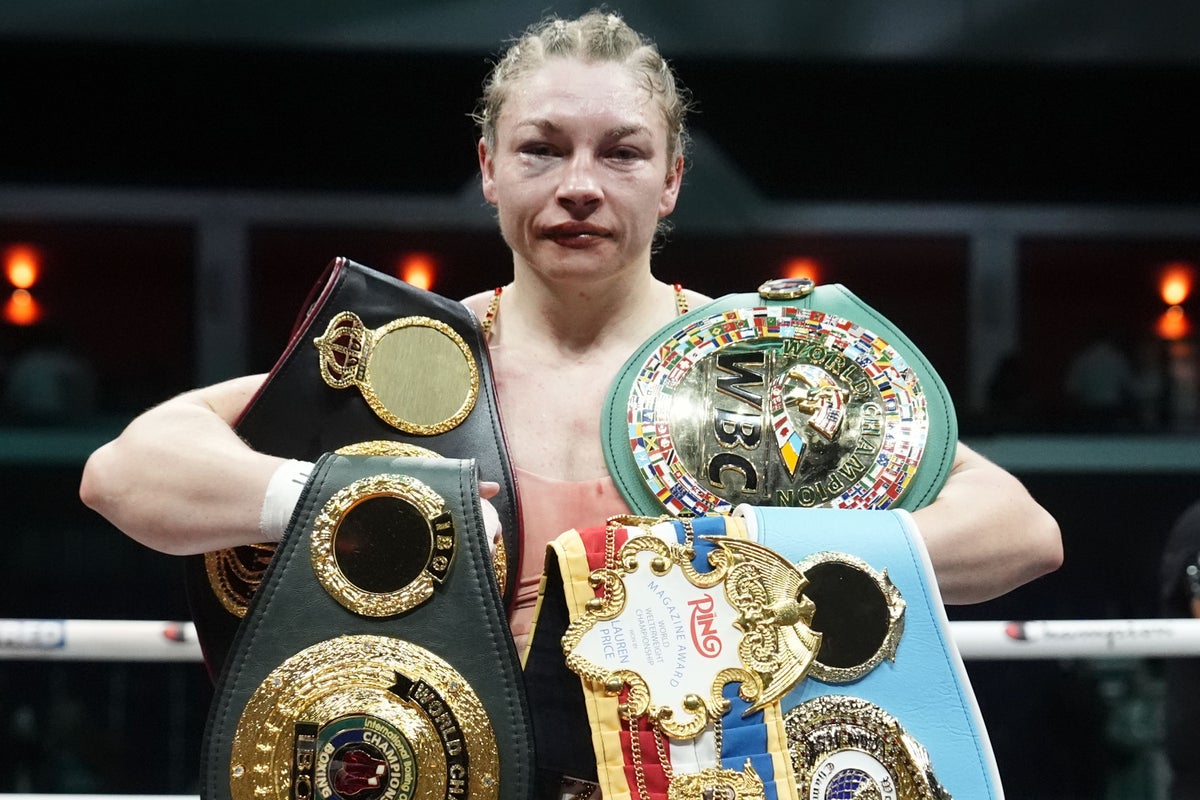 Lauren Price comes through toughest battle yet to retain world titles in Cardiff – UK Times