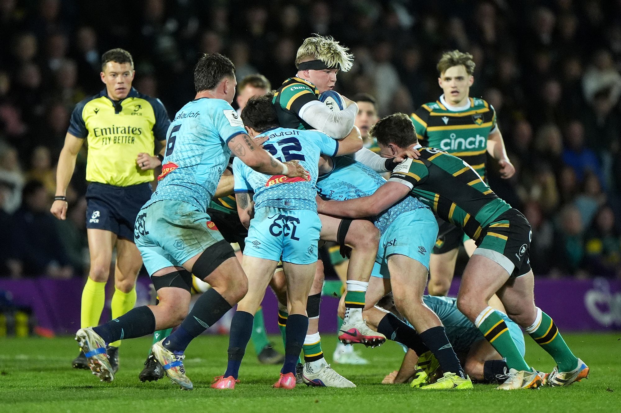 Henry Pollock was at the heart of a feisty affair