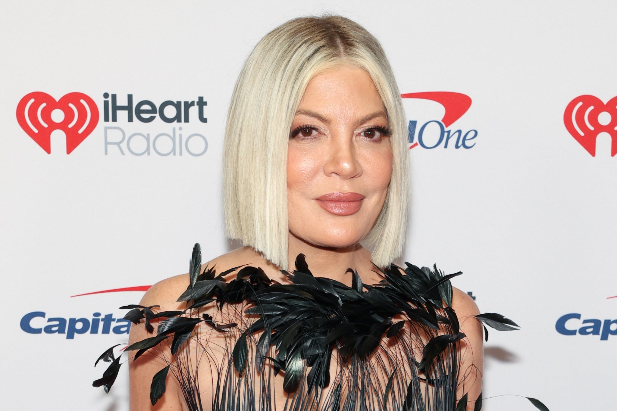 Tori Spelling has been taken to the hospital after a car crash