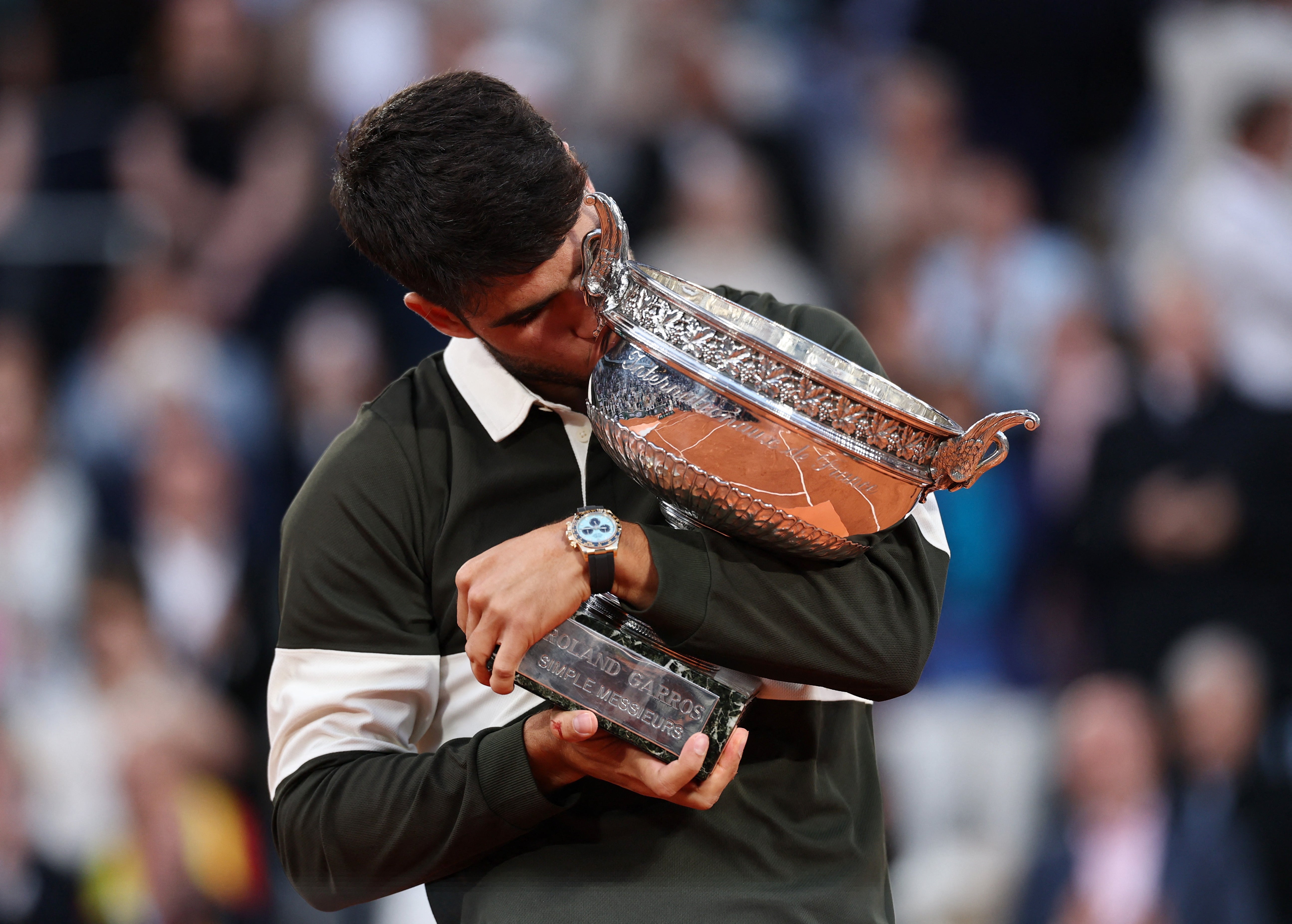 Alcaraz won the French Open last year in a blockbuster clash with rival Jannik Sinner
