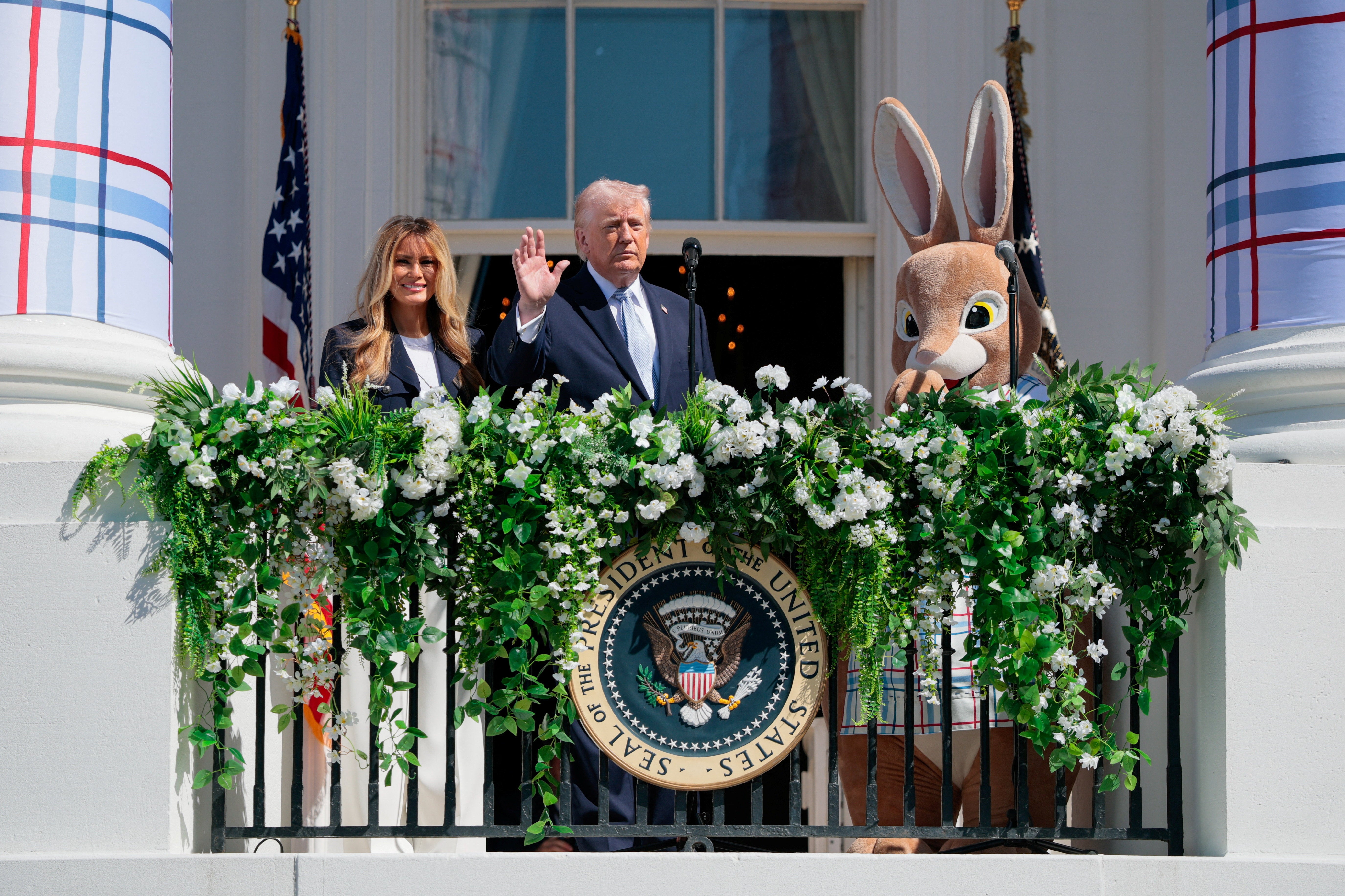 independent.co.uk - Andrew Feinberg - Trump's White House Easter event turns to impromptu Iran presser