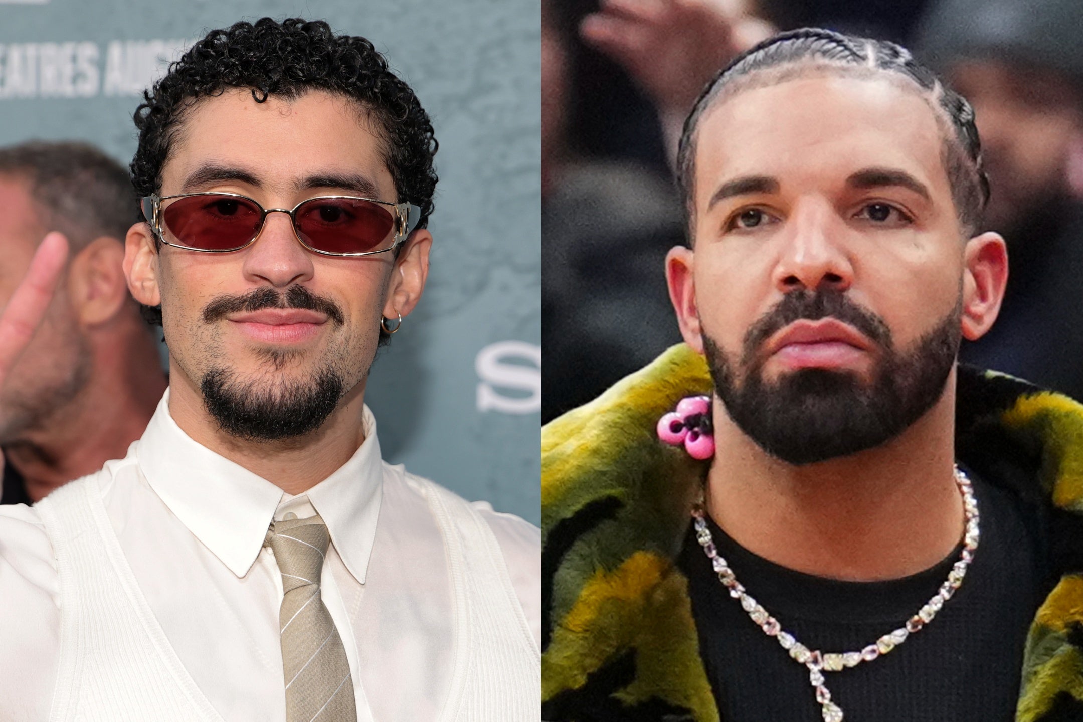 Bad Bunny and Drake have collaborated on two songs after David Grutman introduced them