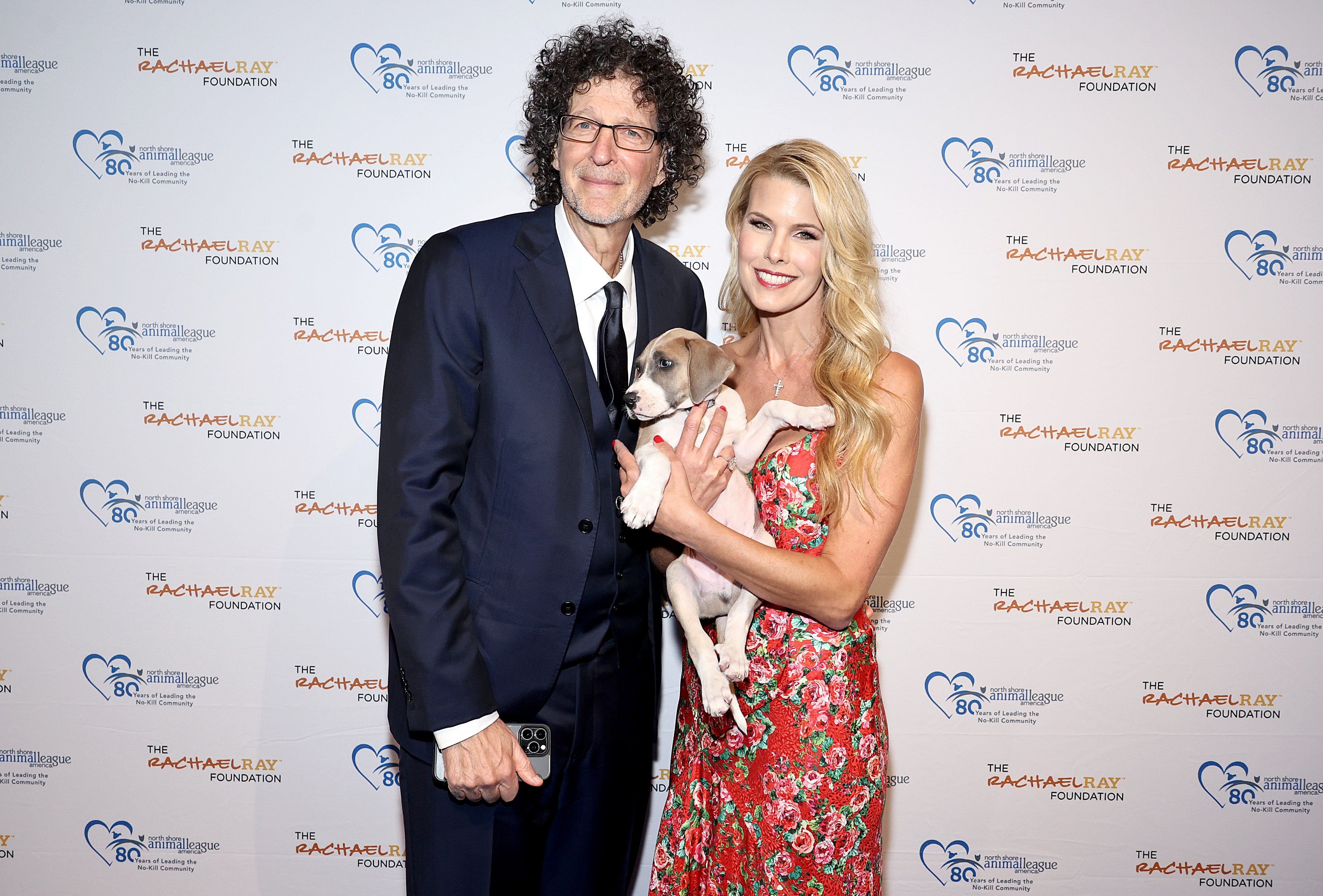 Howard Stern and wife Beth, who is an ardent animal advocate. The couple is being sued by a former executive assistant who says they created a hostile work environment