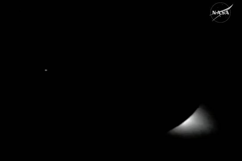 Solar eclipse from the moon