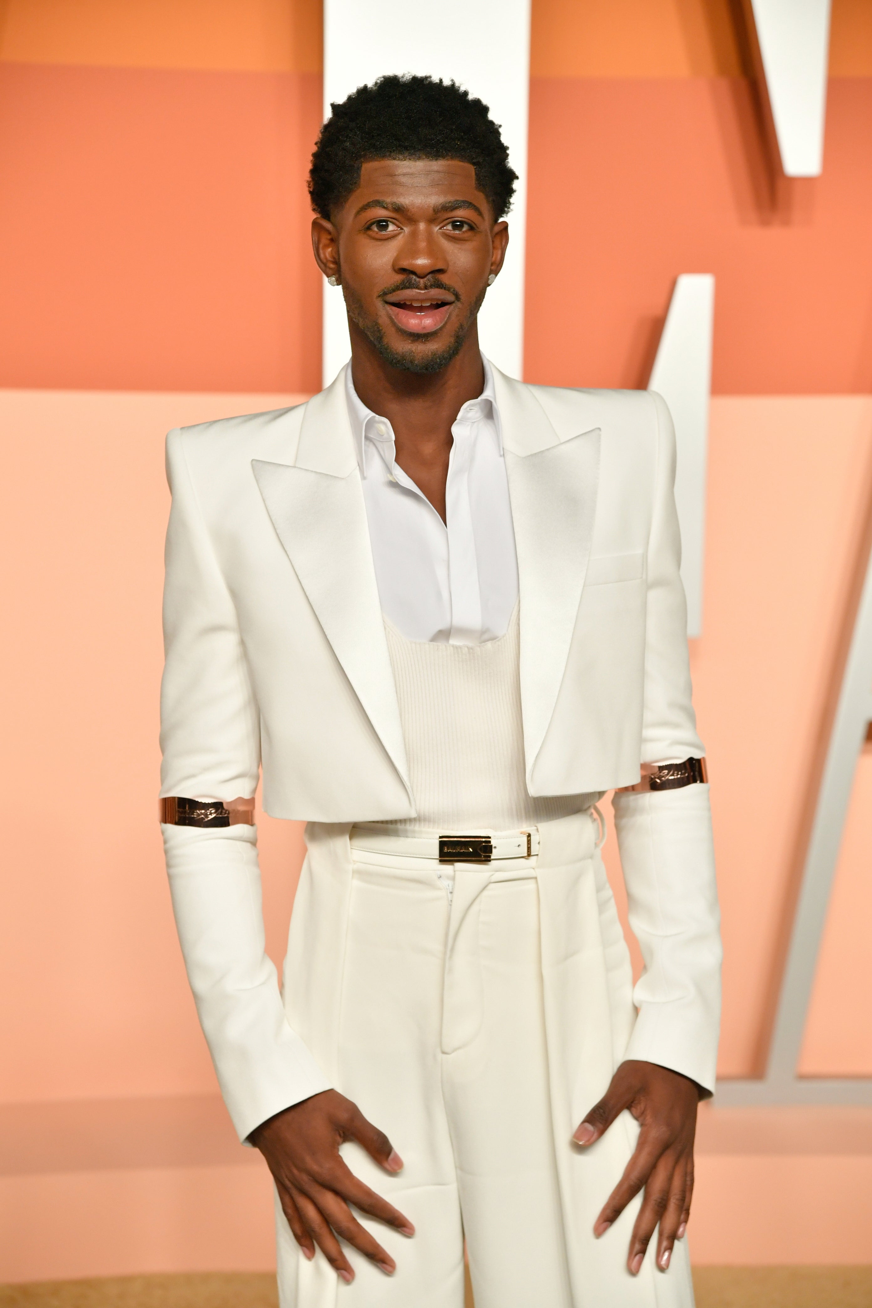 Lil Nas X appears at the Vanity Fair Oscar Party in Beverly Hills, Calif., on March 2, 2025