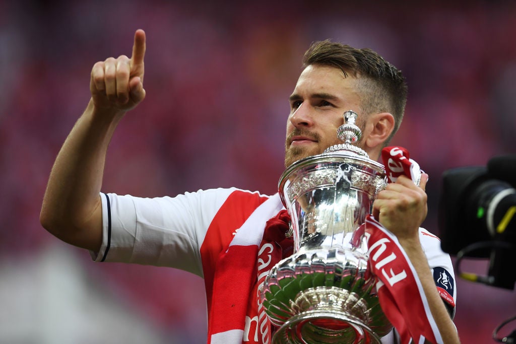 Ramsey scored the winner in two FA Cup victories for Arsenal, in 2014 and 2017