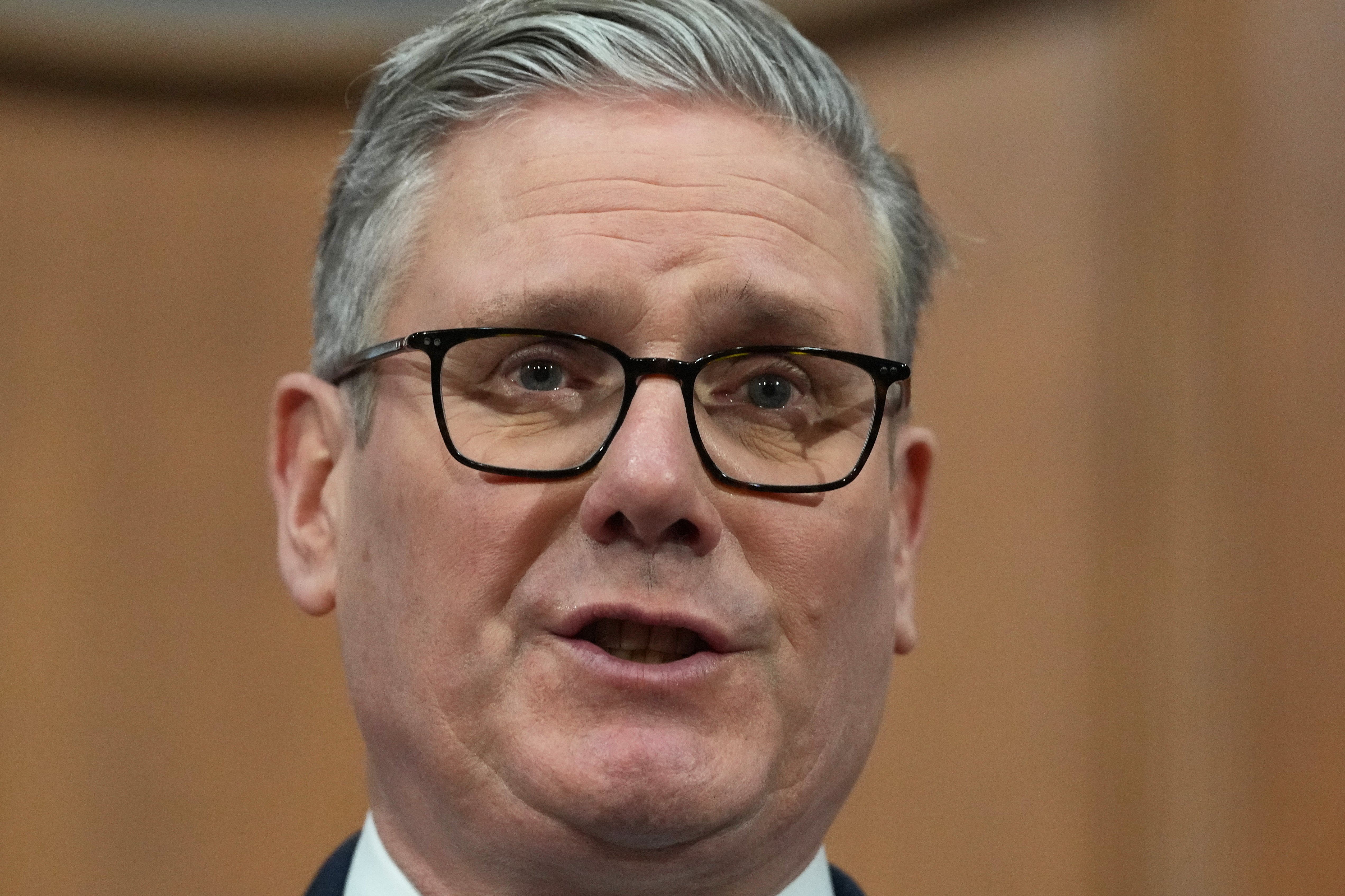 Sir Keir Starmer has criticised the decision to have Kanye West perform at the festival (Frank Augstein/PA)