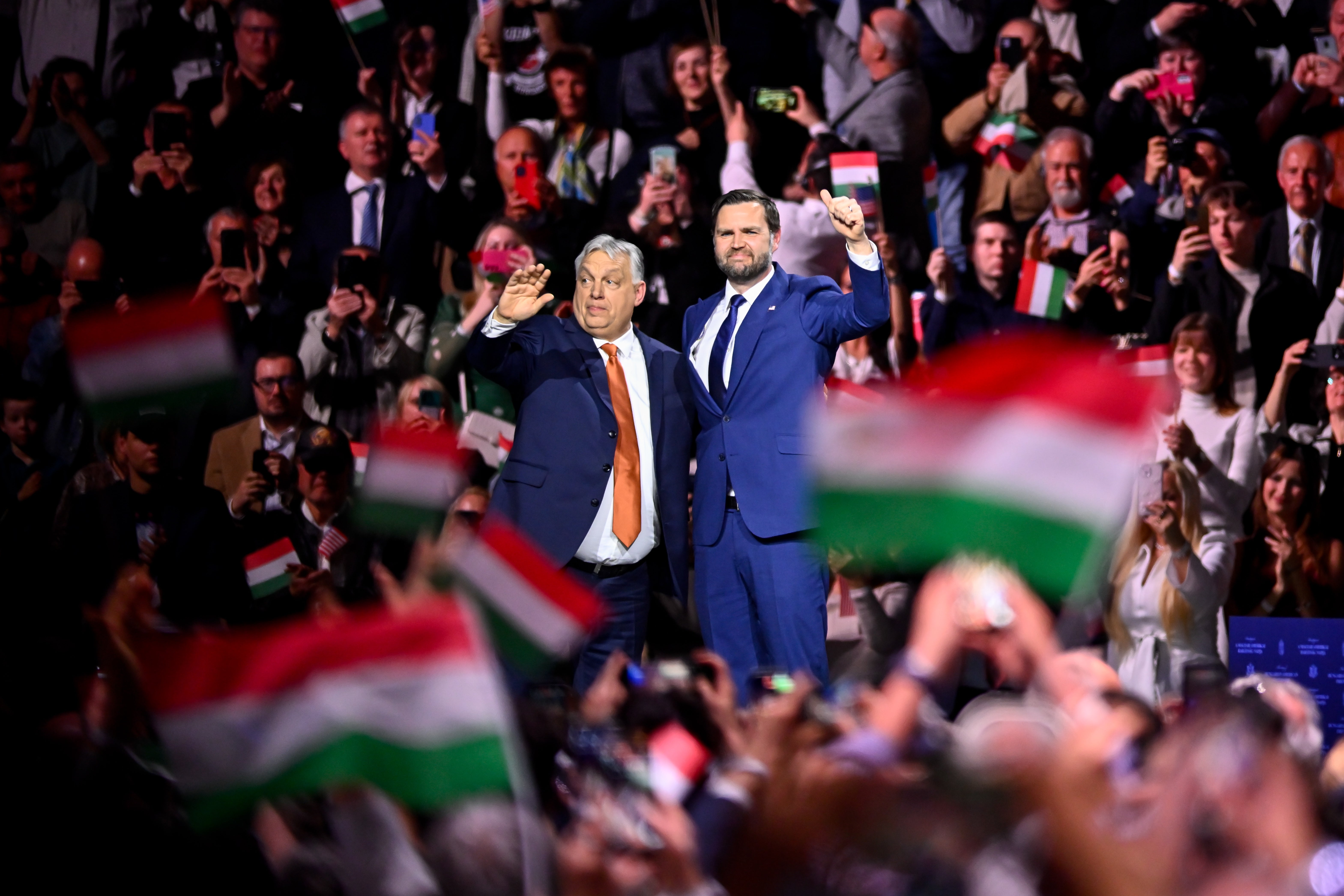 APTOPIX Hungary US Vance