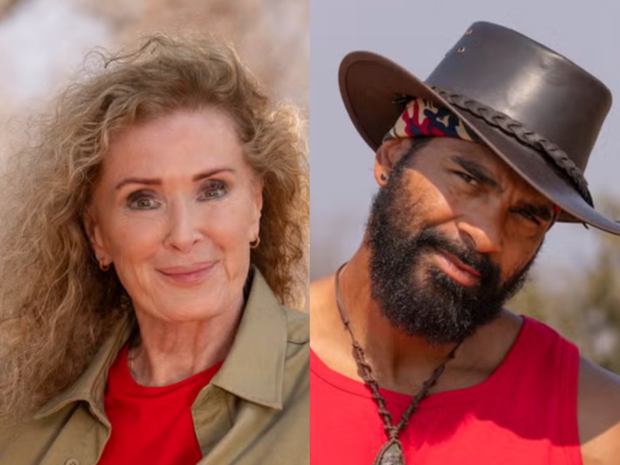 As estrelas de 'I'm a Celebrity' Beverley Callard e David Haye já brigaram