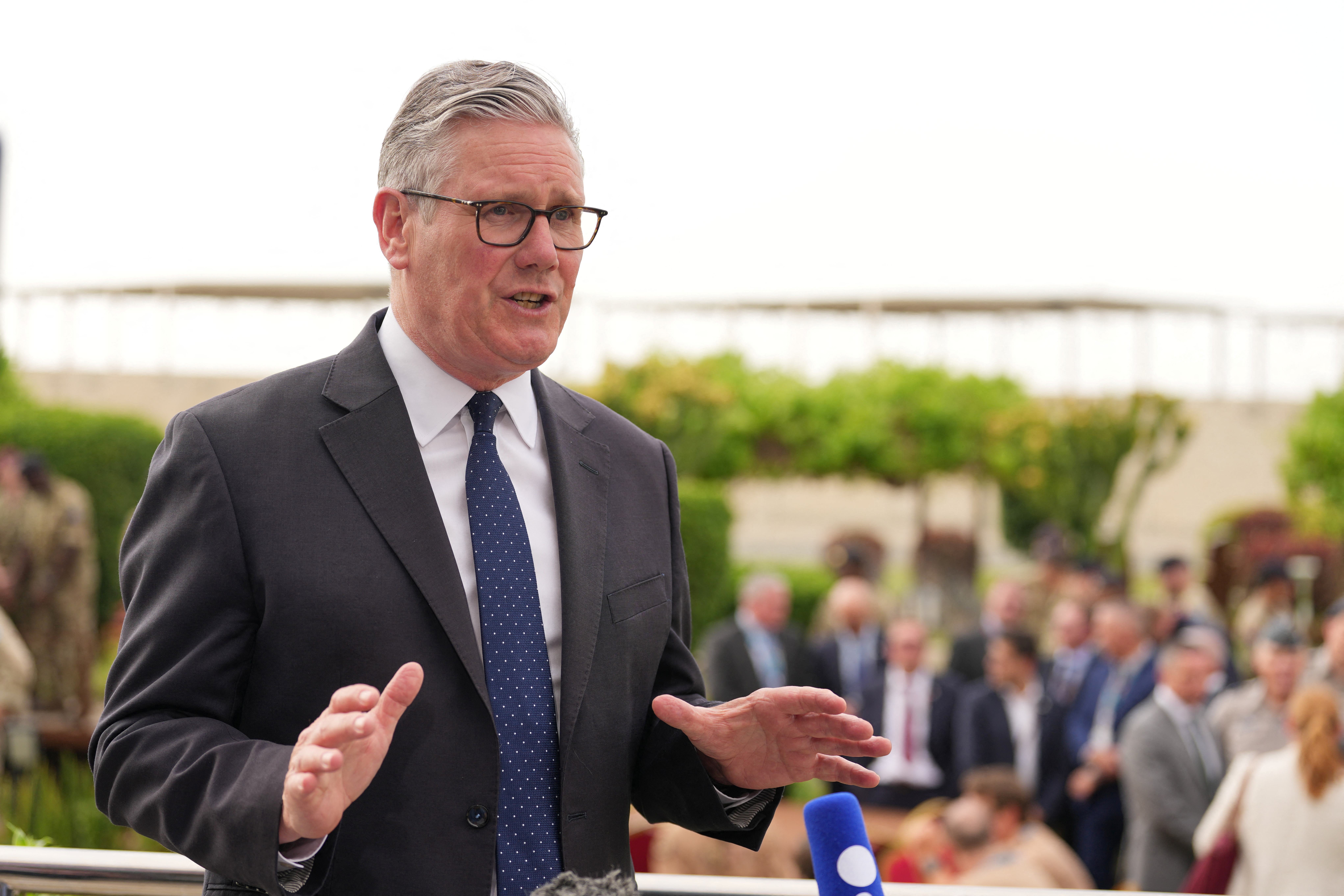 Tories accuse Starmer of being &lsquo;all mouth no trousers&rsquo; on defence spending