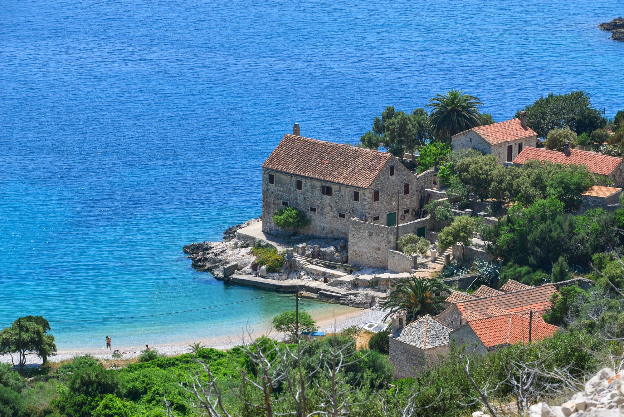 Explore Hvar’s secluded coves such as scenic Dubovica