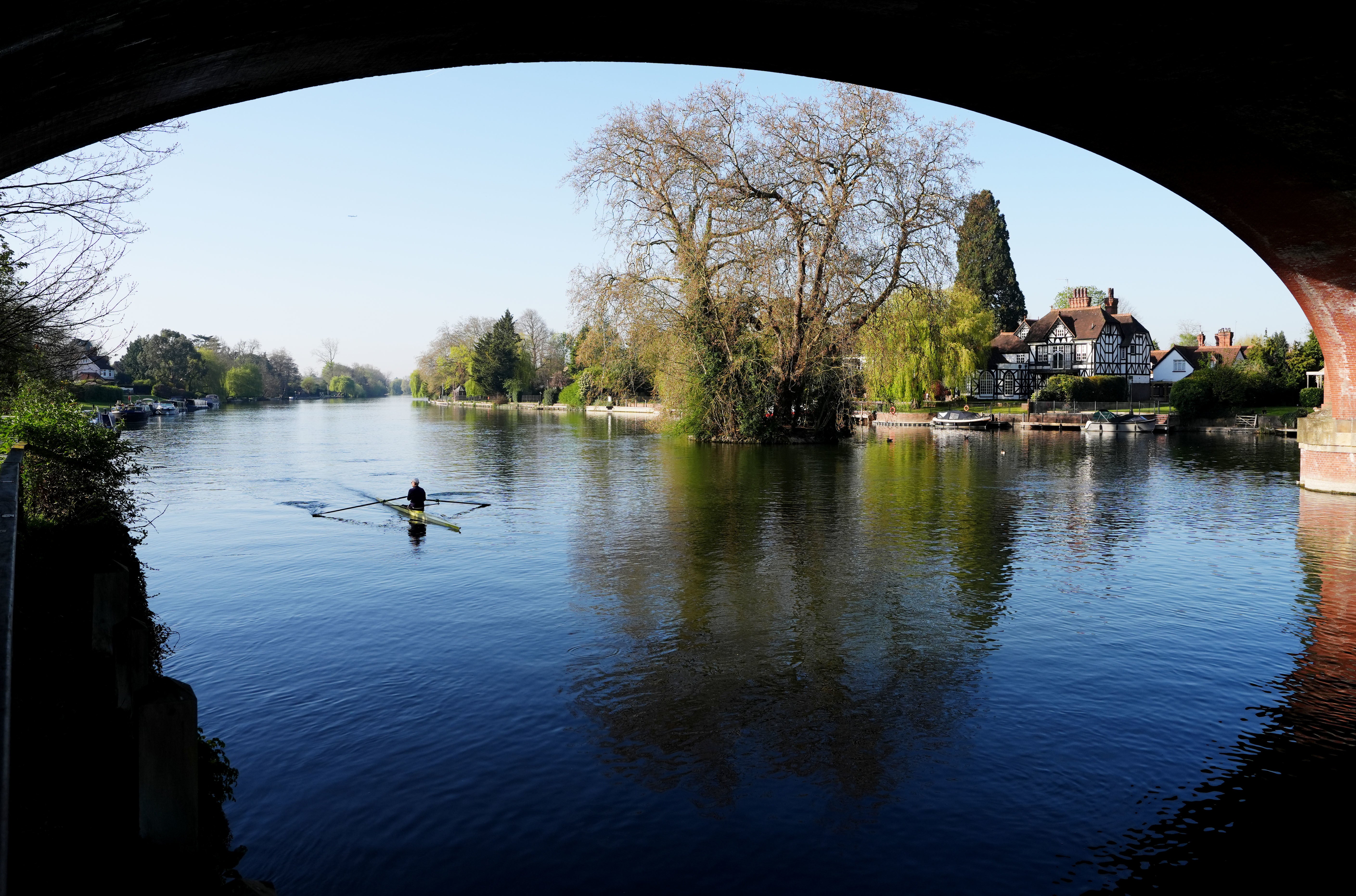 The hot spell began on Monday but is expected to cool off as the week goes on (Jonathan Brady/PA)