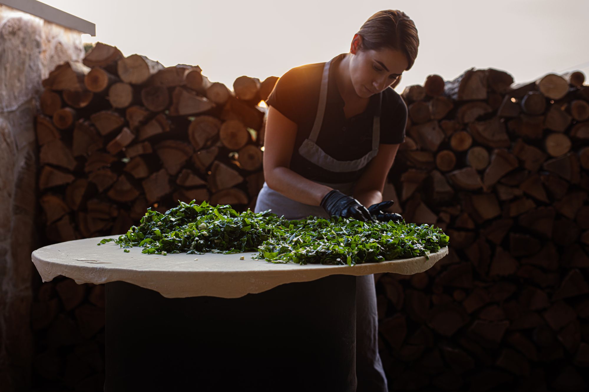 Combining pastry, chard, and olive oil, soparnik is an authentic delicacy