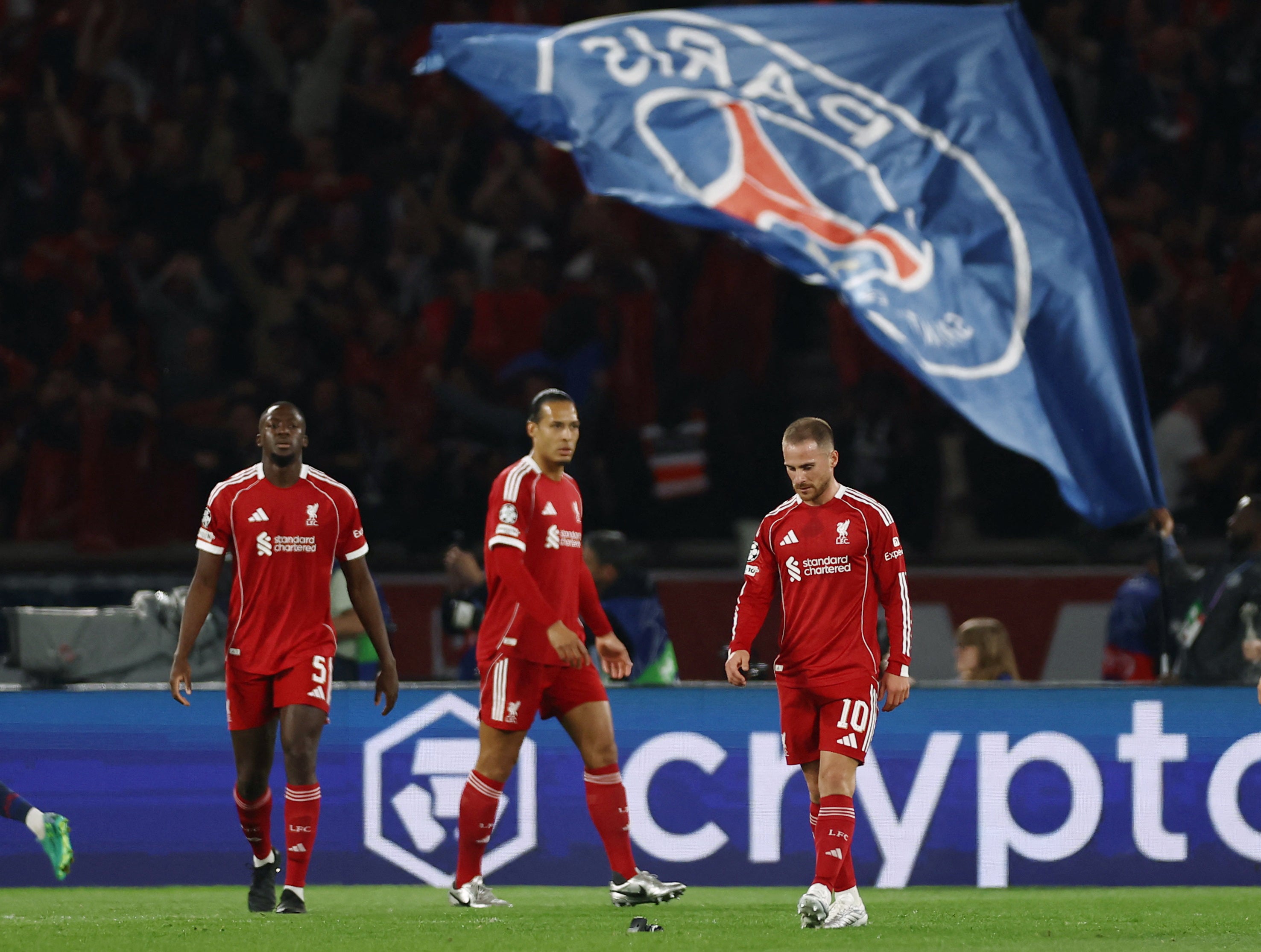 Liverpool were outclassed in the first leg against PSG