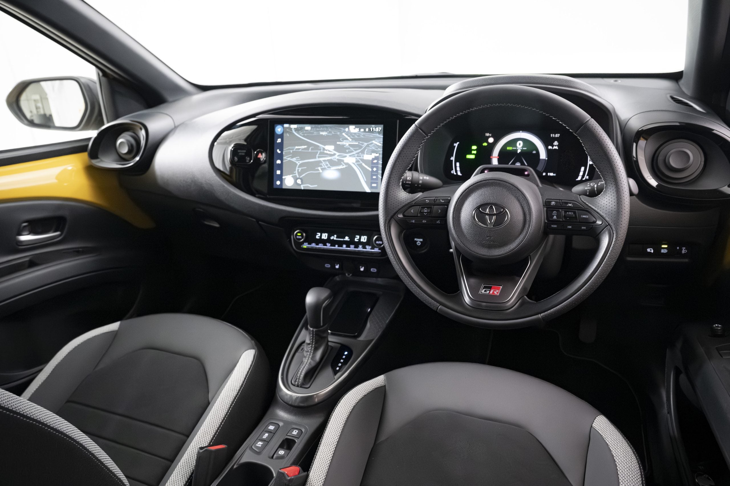 Inside track: the interior controls won’t disappoint