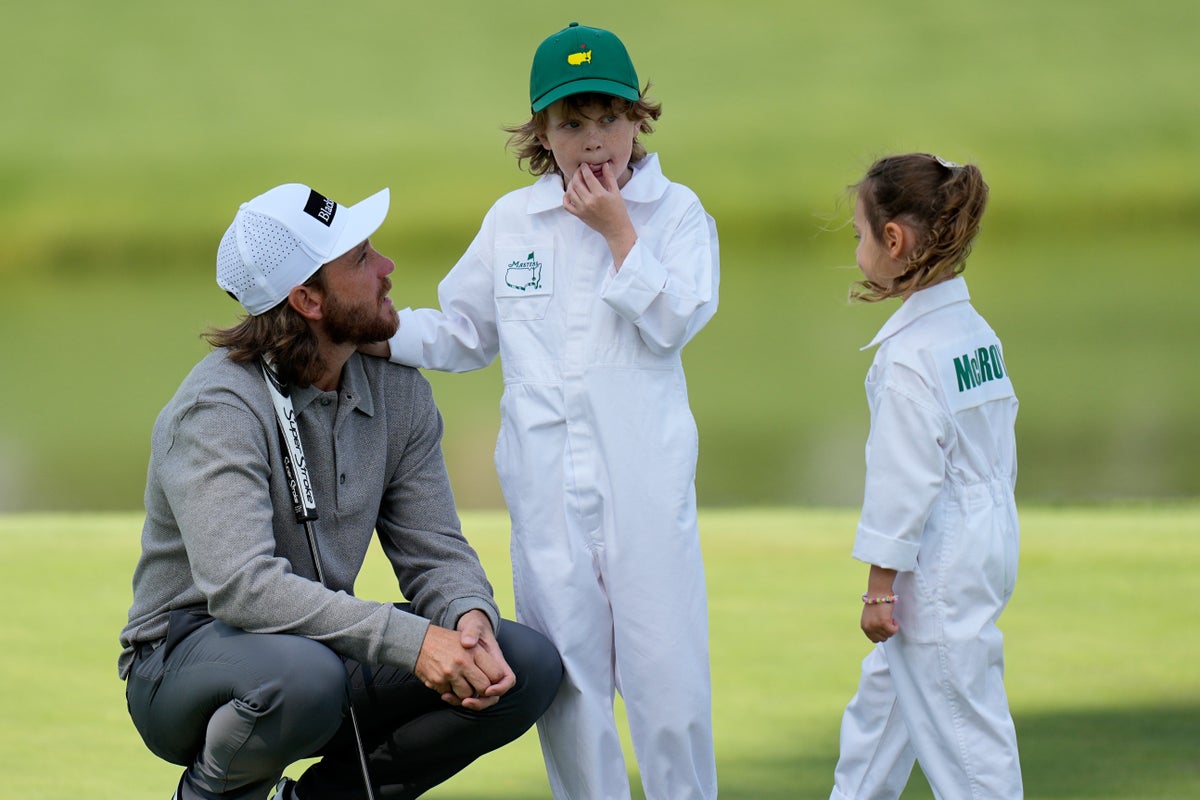 Tommy Fleetwood’s son Frankie draws Masters focus with bid to reach ninth green