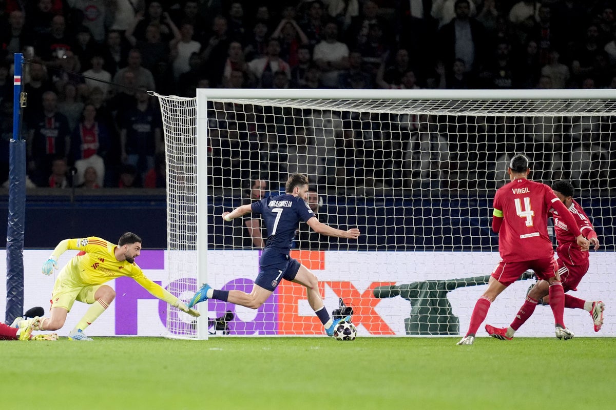 PSG blow Liverpool away to pile more pressure on Arne Slot