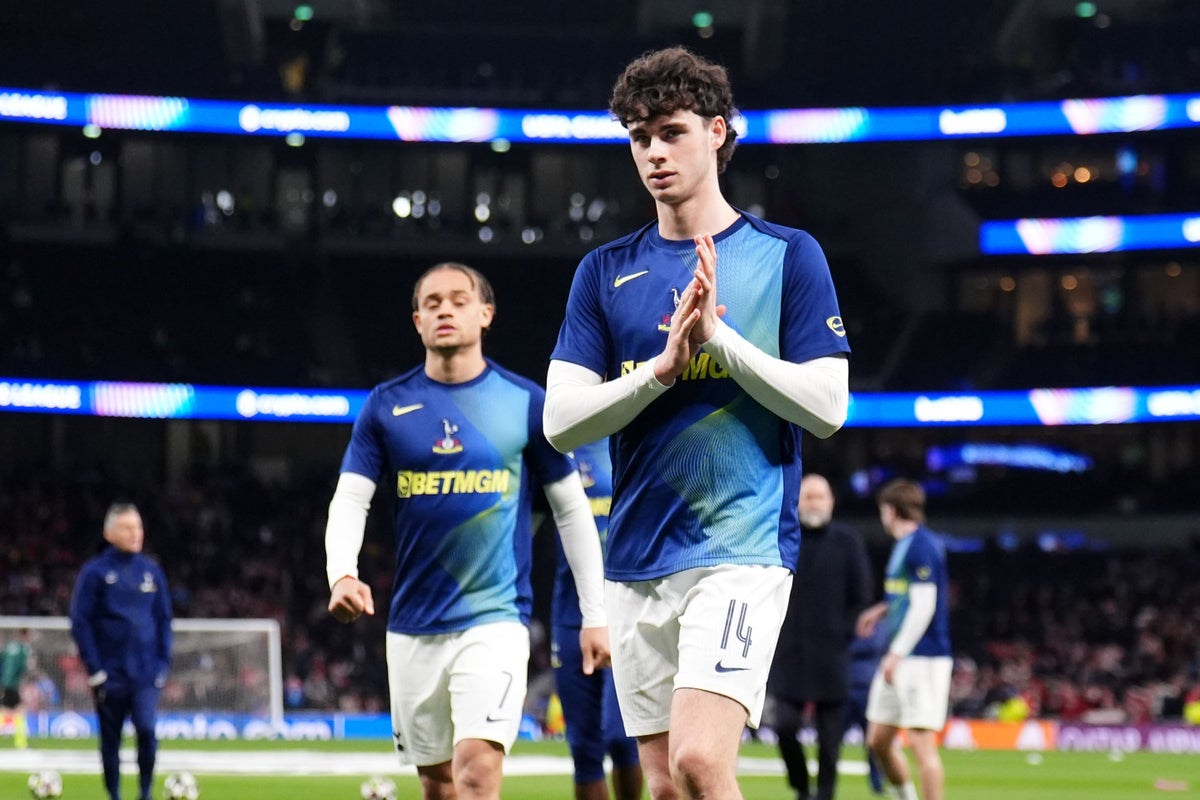 Tottenham players urged to follow example of Archie Gray in relegation battle - The Independent