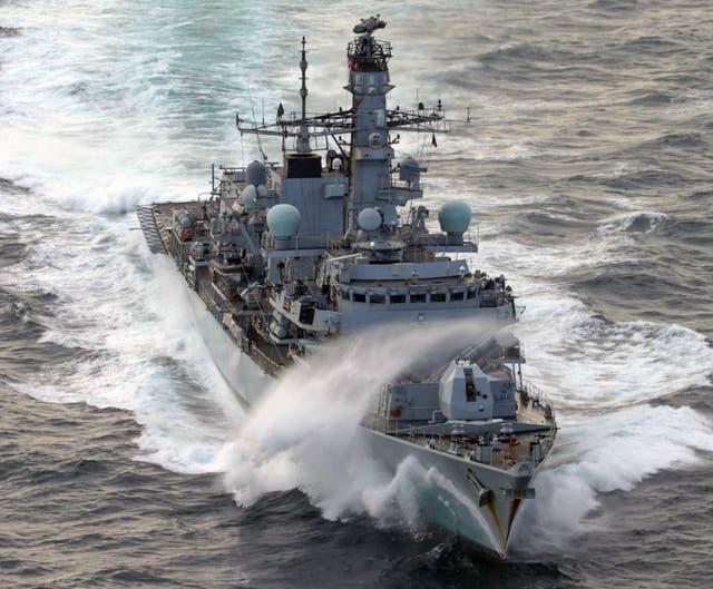 Pictured is HMS St Albans (F83), the 16th and last of the Royal Navy's Type 23 frigates to be built