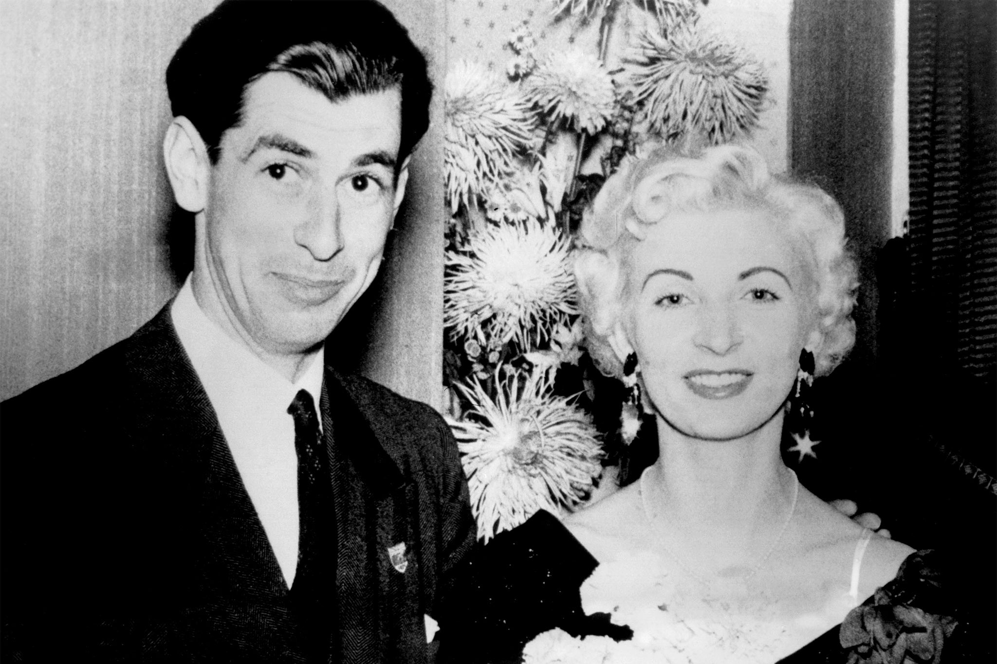 David Blakely (left), the racing driver who was killed by Ruth Ellis (right) in 1955