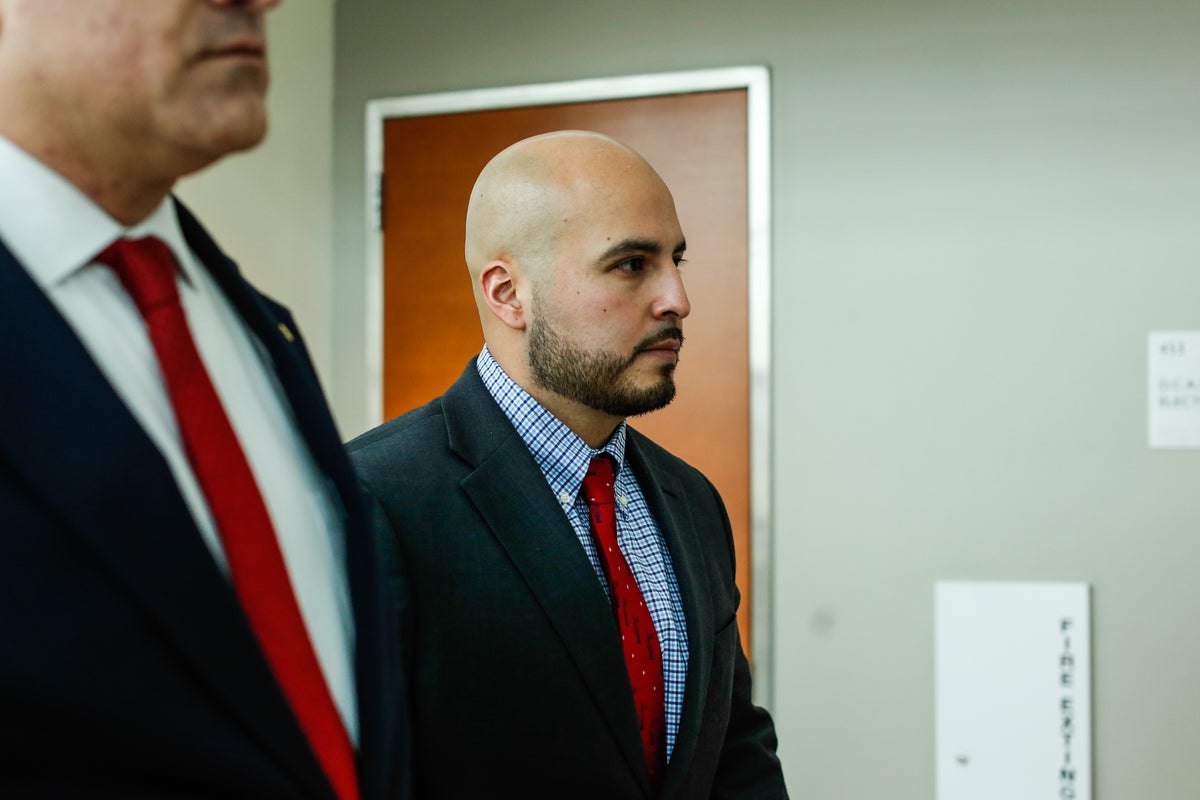Ex-NYPD sergeant who hurled cooler at suspect in fatal altercation learns his fate at sentencing