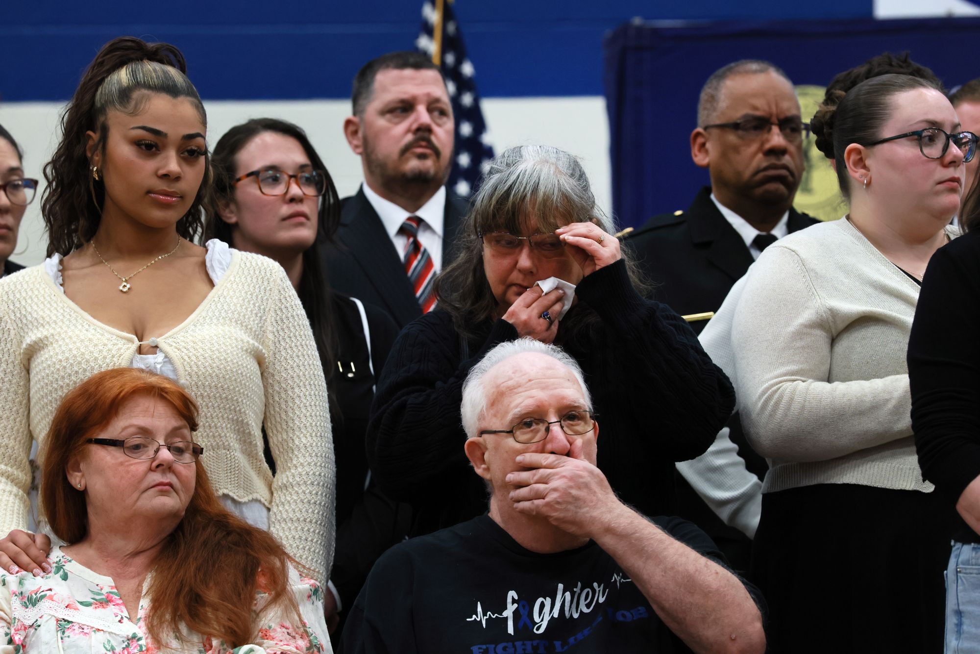 Family members of some of Rex Heuermann's victims attend a news conference following his guilty plea. According to Heuermann's former assistant, the so-called Gilgo Beach killer never ate his pizza crusts – which is how he eventually got caught