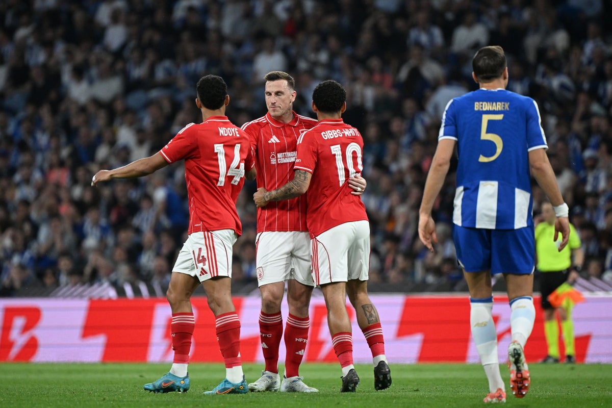 Bizarre own goal keeps Nottingham Forest’s European hopes alive against Porto
