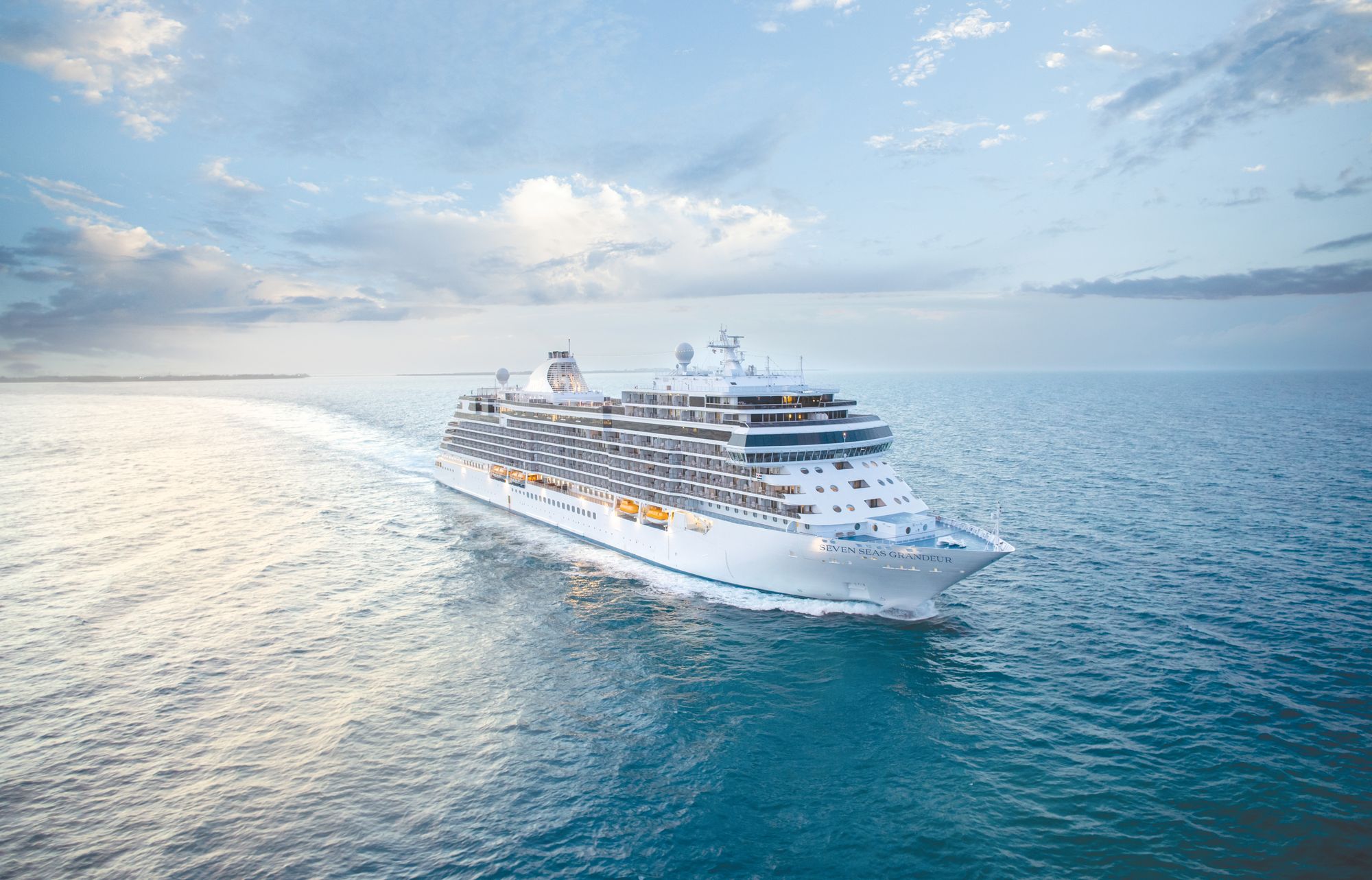 The Regent Seven Seas Grandeur ship hosts just under 750 guests