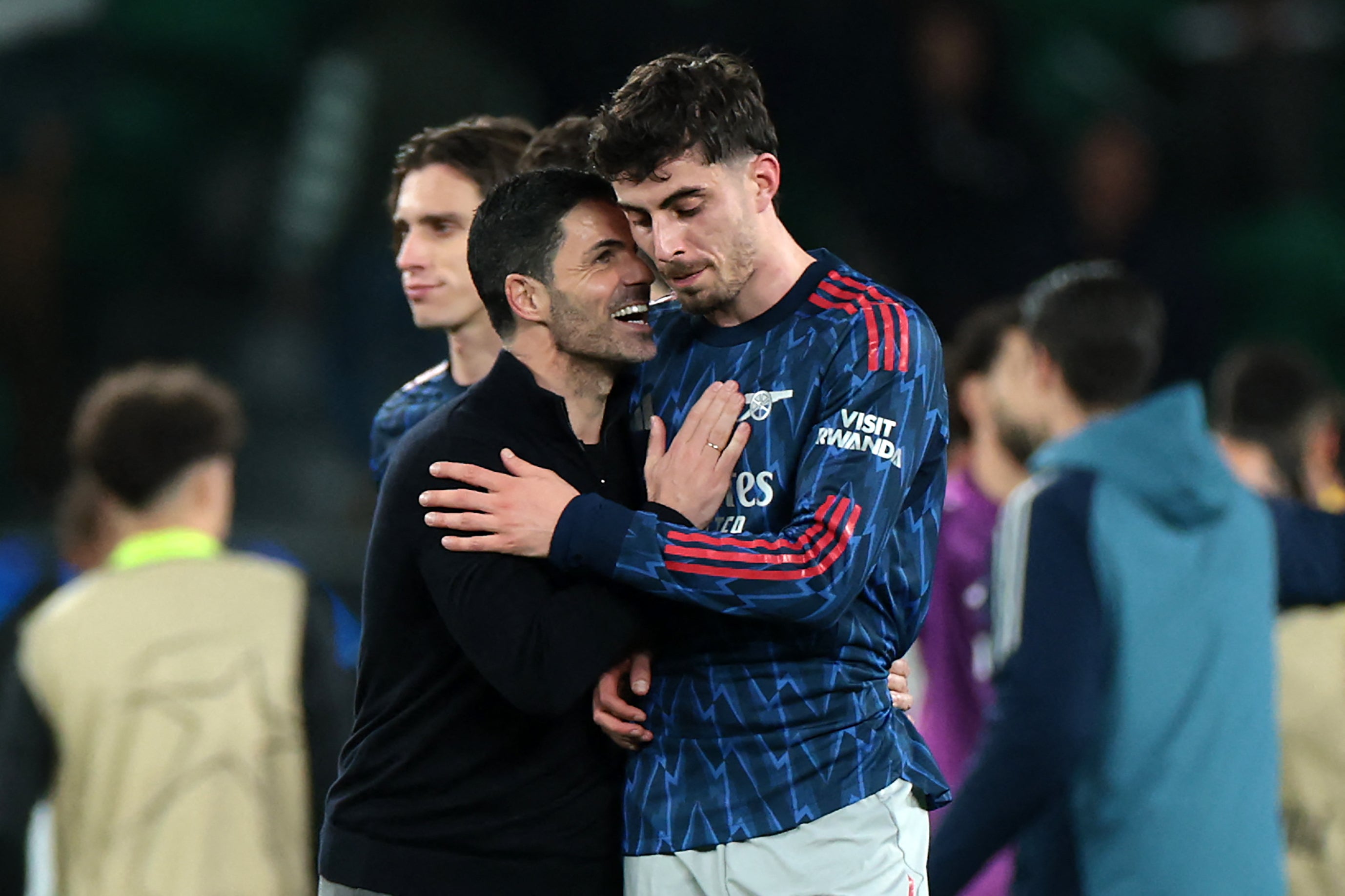 Arsenal and Arteta were grateful for Havertz’s late winner in Lisbon to lift the mood ahead of the return of the Premier League
