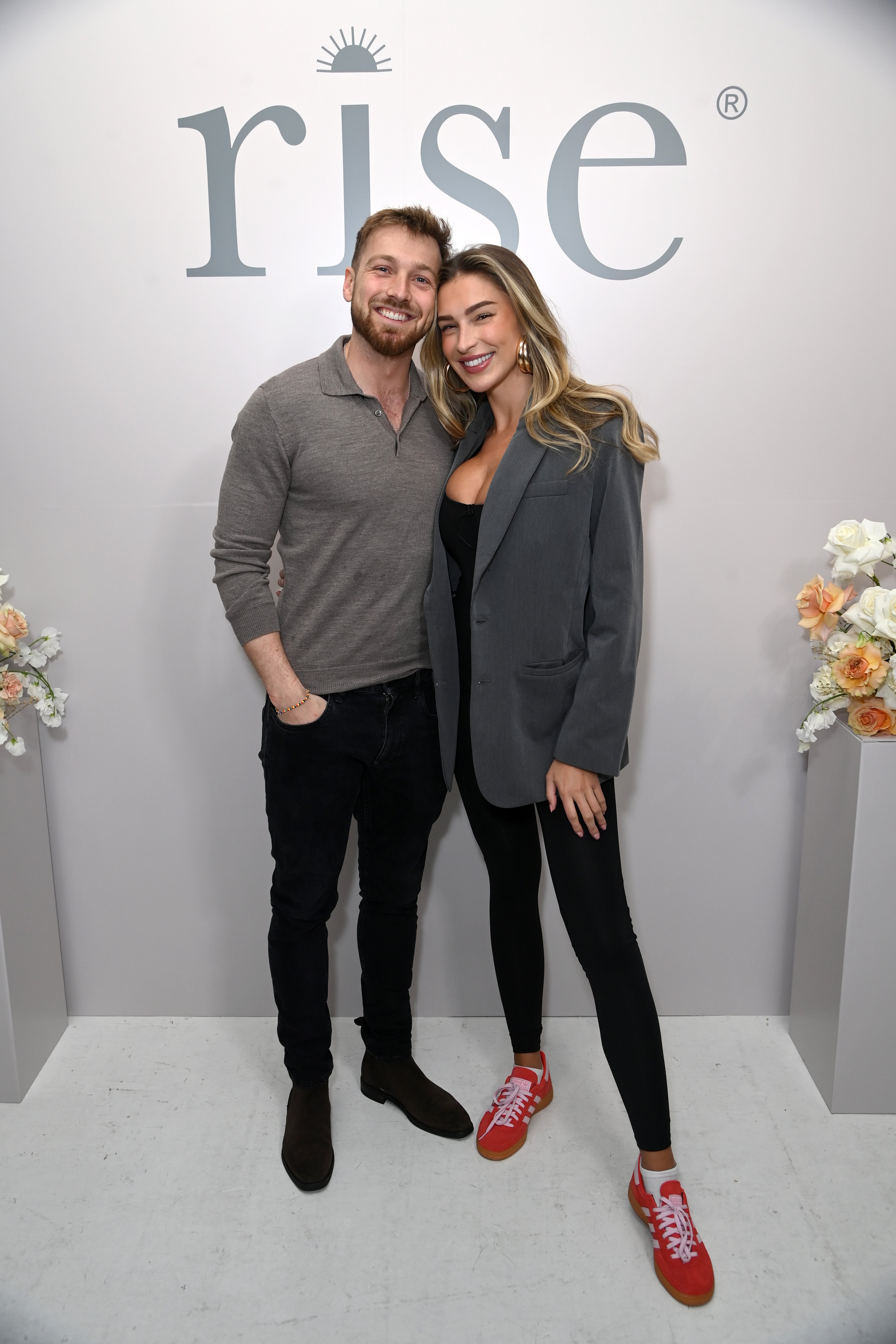 Sam Thompson with his then-girlfriend Zara McDermott in 2024