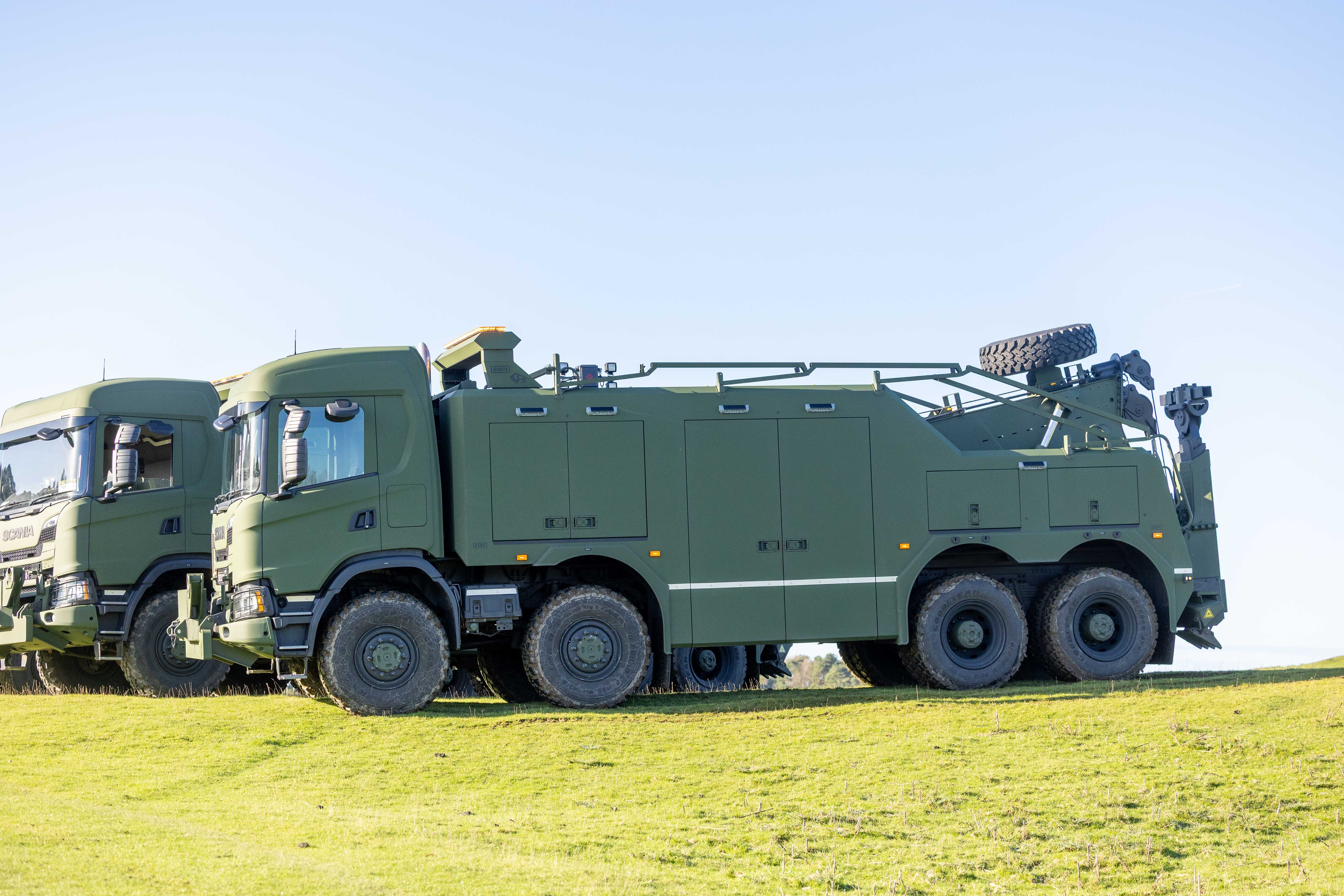 The Defence Forces are on standby to use heavy-duty recovery trucks capable of towing large vehicles (Defence Forces/PA)